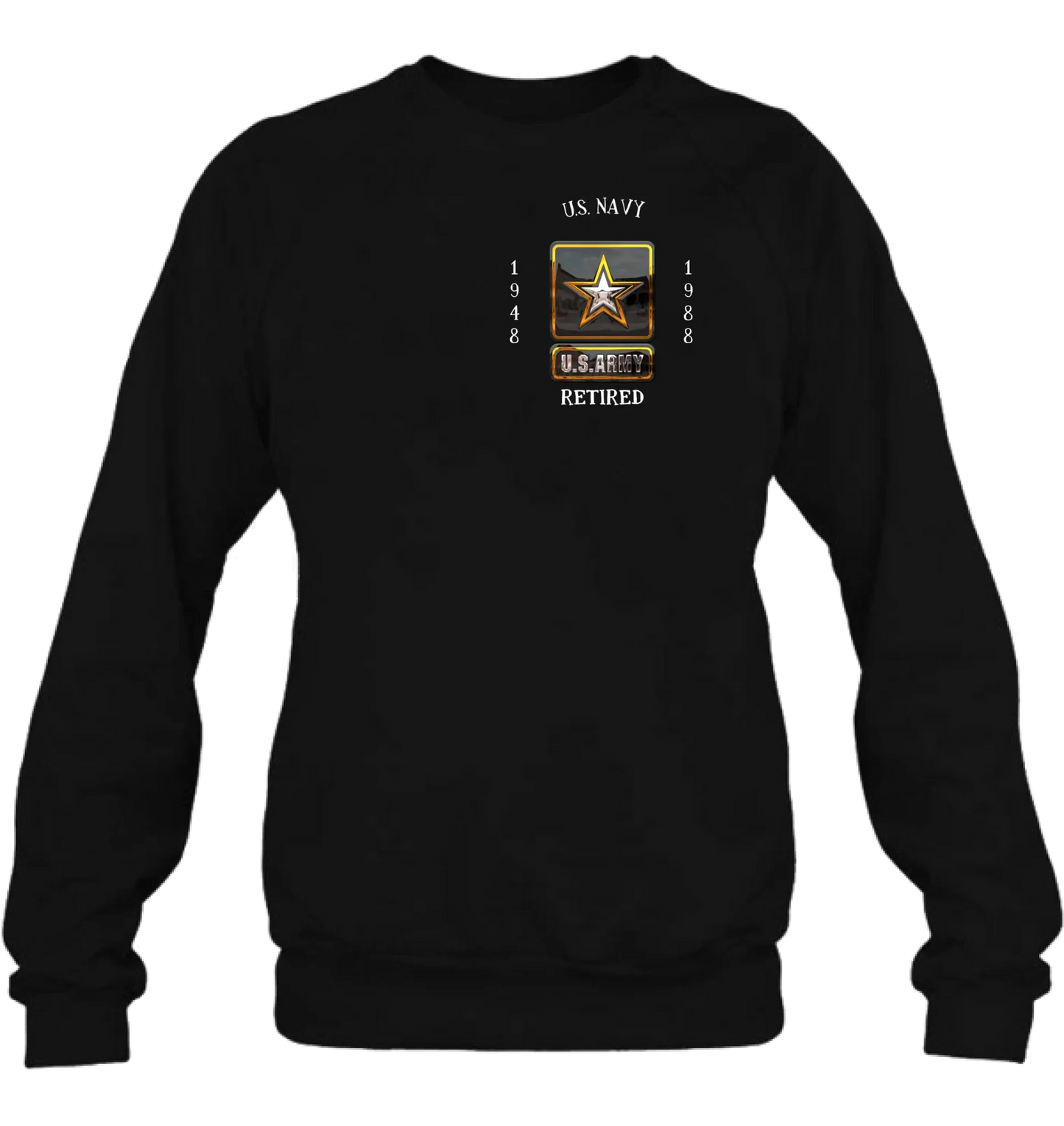 Personalized Retired Veteran Shirt/Hoodie - Father's Day Gift Idea for Veteran