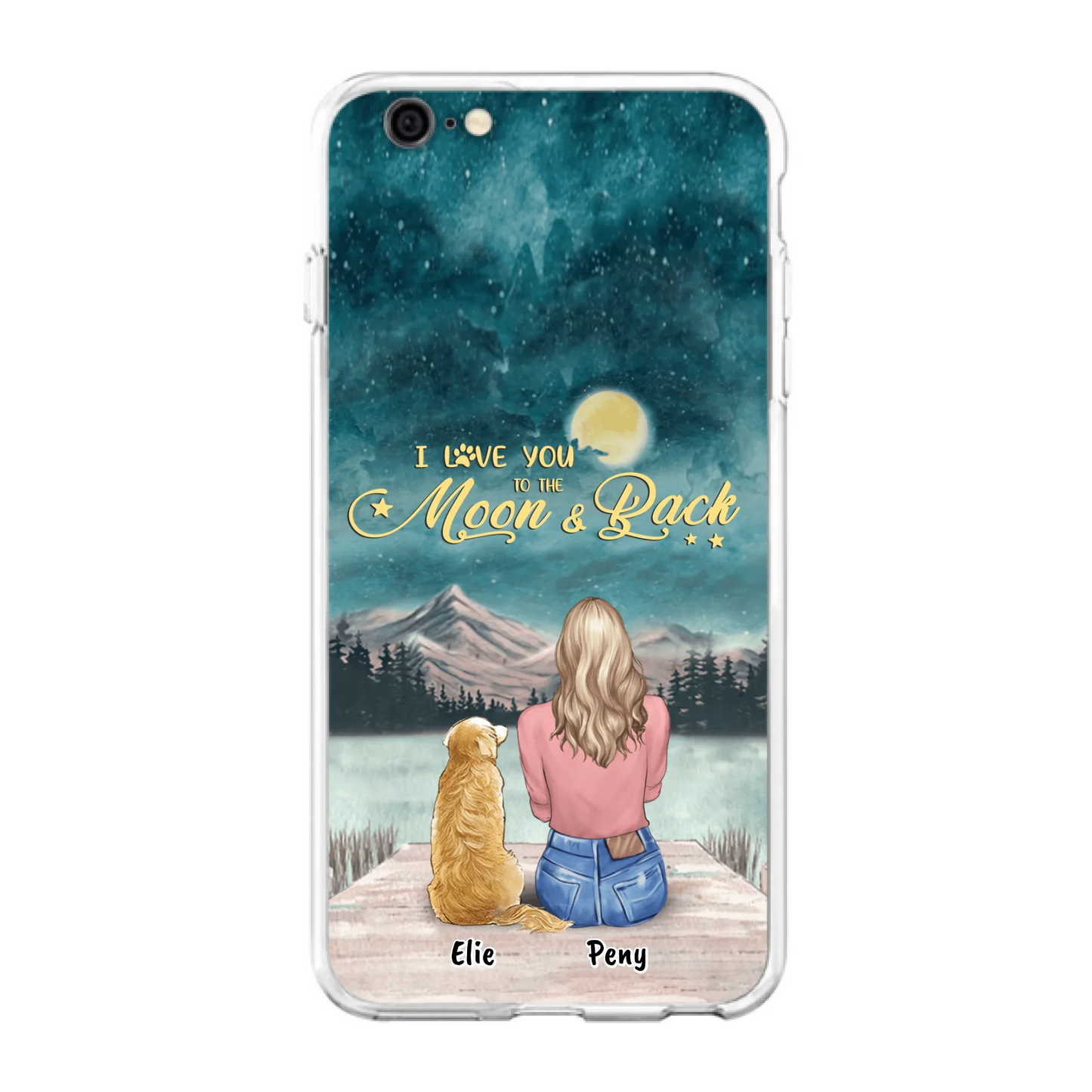 Personalized Pet Mom Phone Case - up to 4 Pets - FD19NO