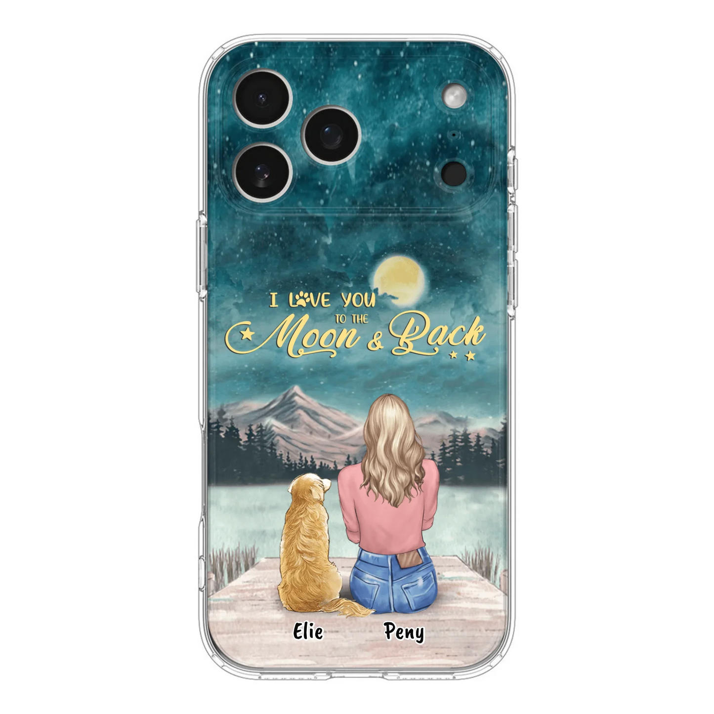Personalized Pet Mom Phone Case - up to 4 Pets - FD19NO