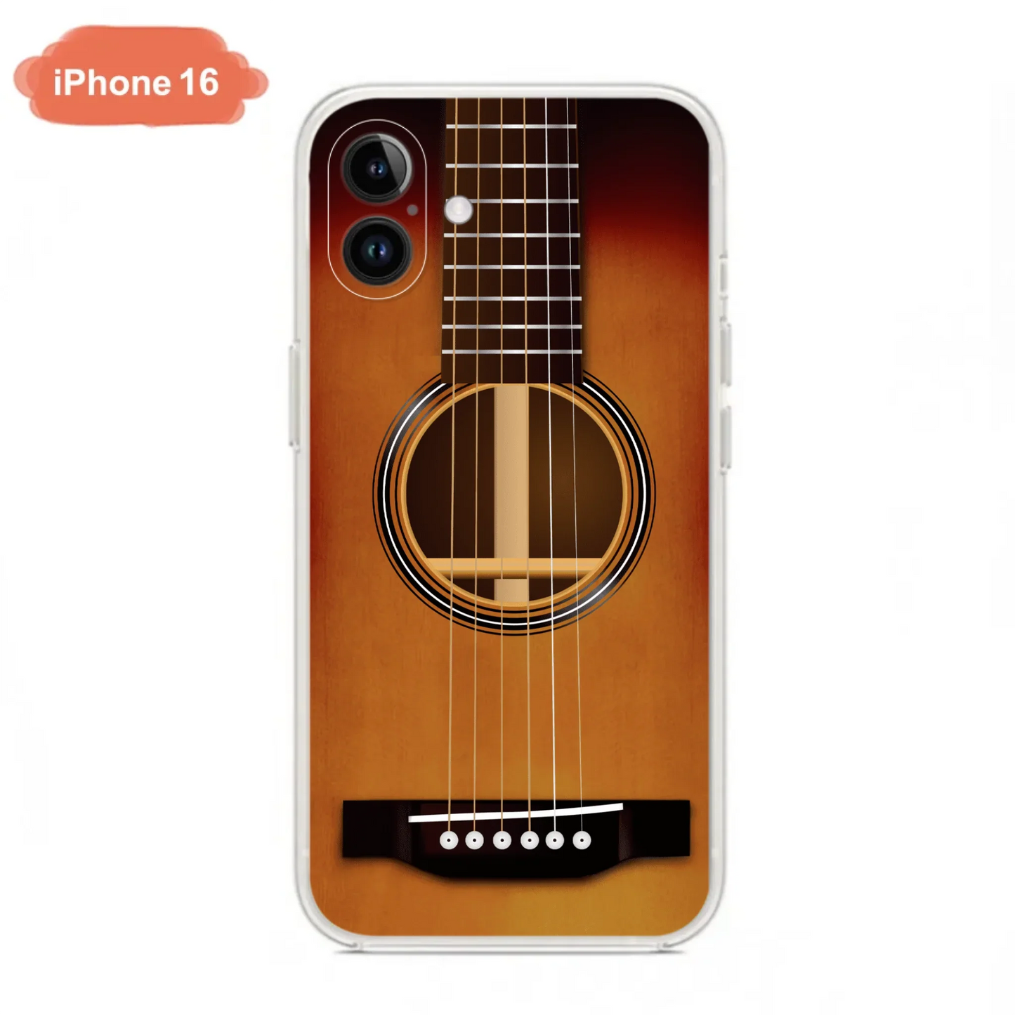 Custom Personalized Acoustic/Electric Guitar Phone Case - Best Gift For Guitarist - Case For iPhone And Samsung
