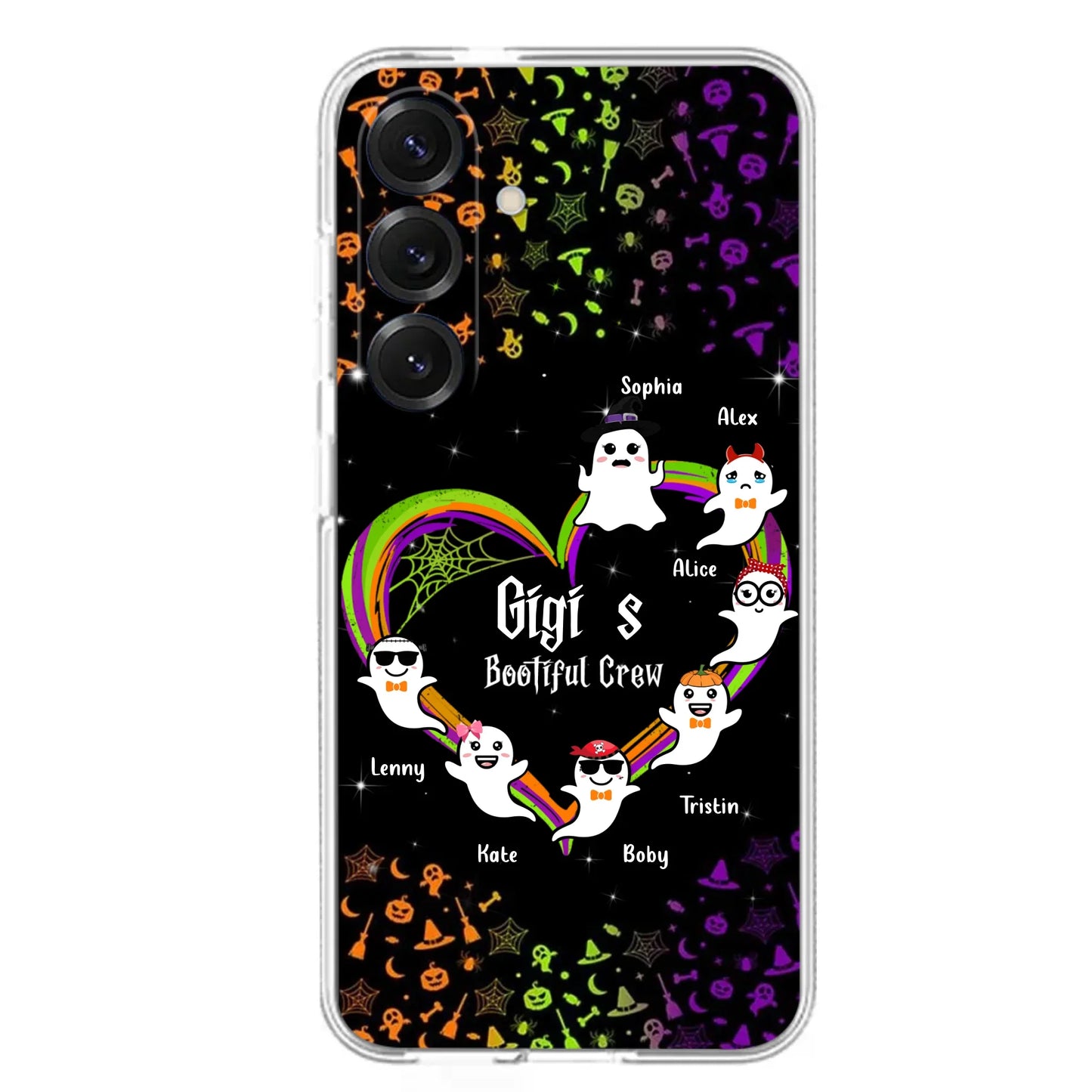 Custom Personalized Gigi's Bootiful Crew Phone Case - Halloween Gift for Grandma - Up to 7 Grandkids - Case For iPhone And Samsung