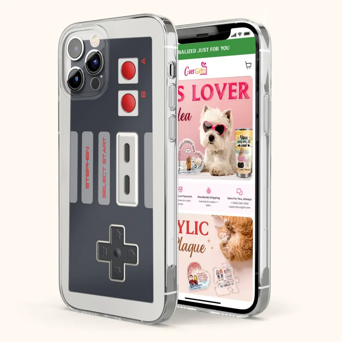 Custom Personalized Classic Game Controller Phone Case - 812E12