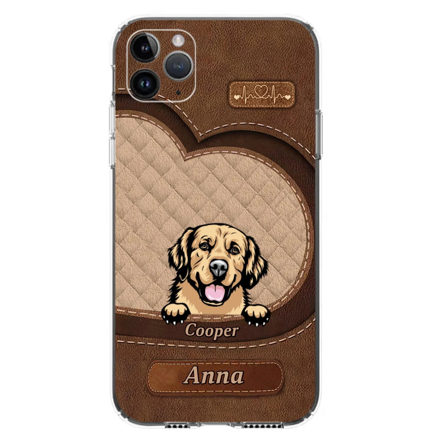 Custom Personalized Dog Phone Case - Gift Idea For Dog Lovers - Case For iPhone And Samsung