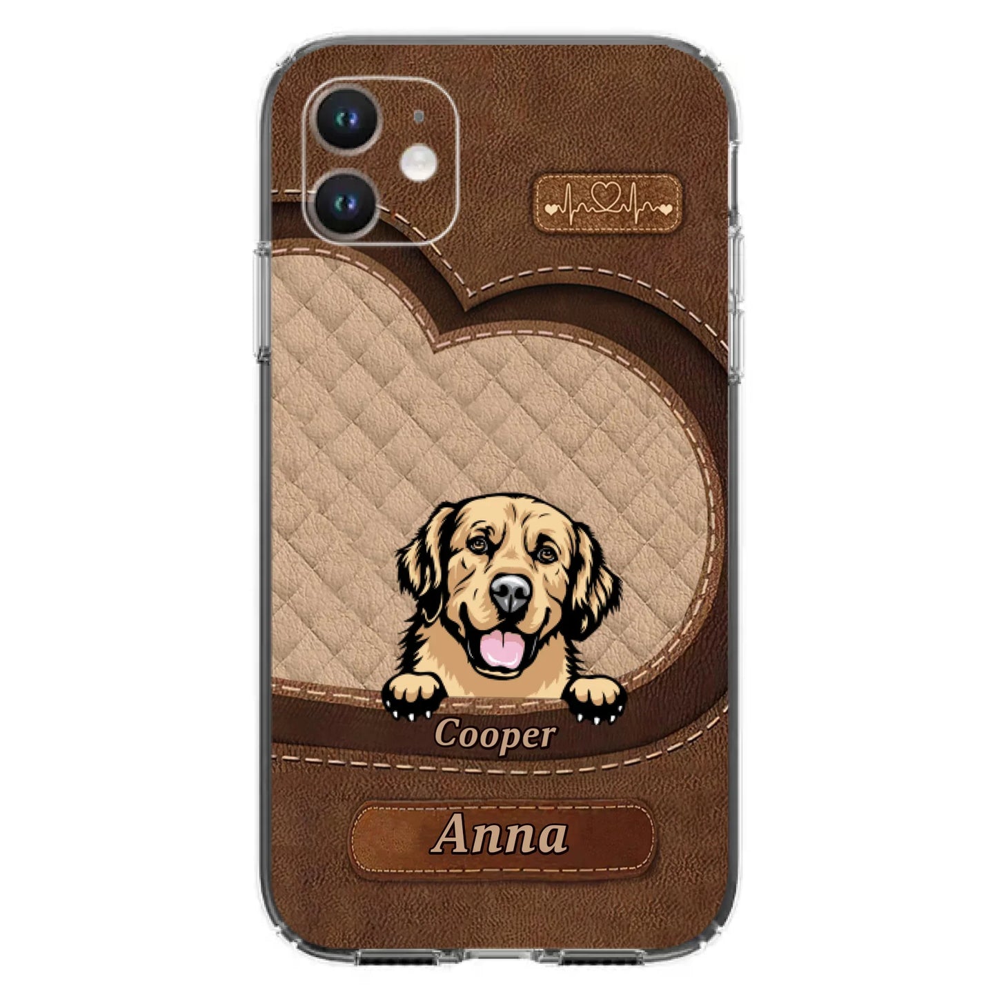 Custom Personalized Dog Phone Case - Gift Idea For Dog Lovers - Case For iPhone And Samsung