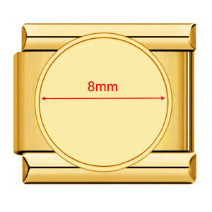 Gold Base Round 8mm - J162-2