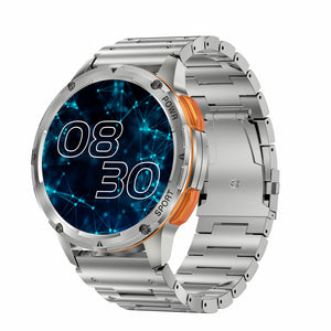 Silver three-piece steel strap