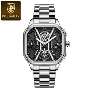 922 silver shell black surface