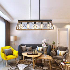Walnut + Iron + Wood + Traditional
