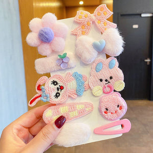 3# Pink bunny 10-piece set