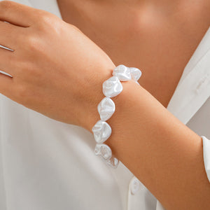 01 Gold+White Bracelet 2580