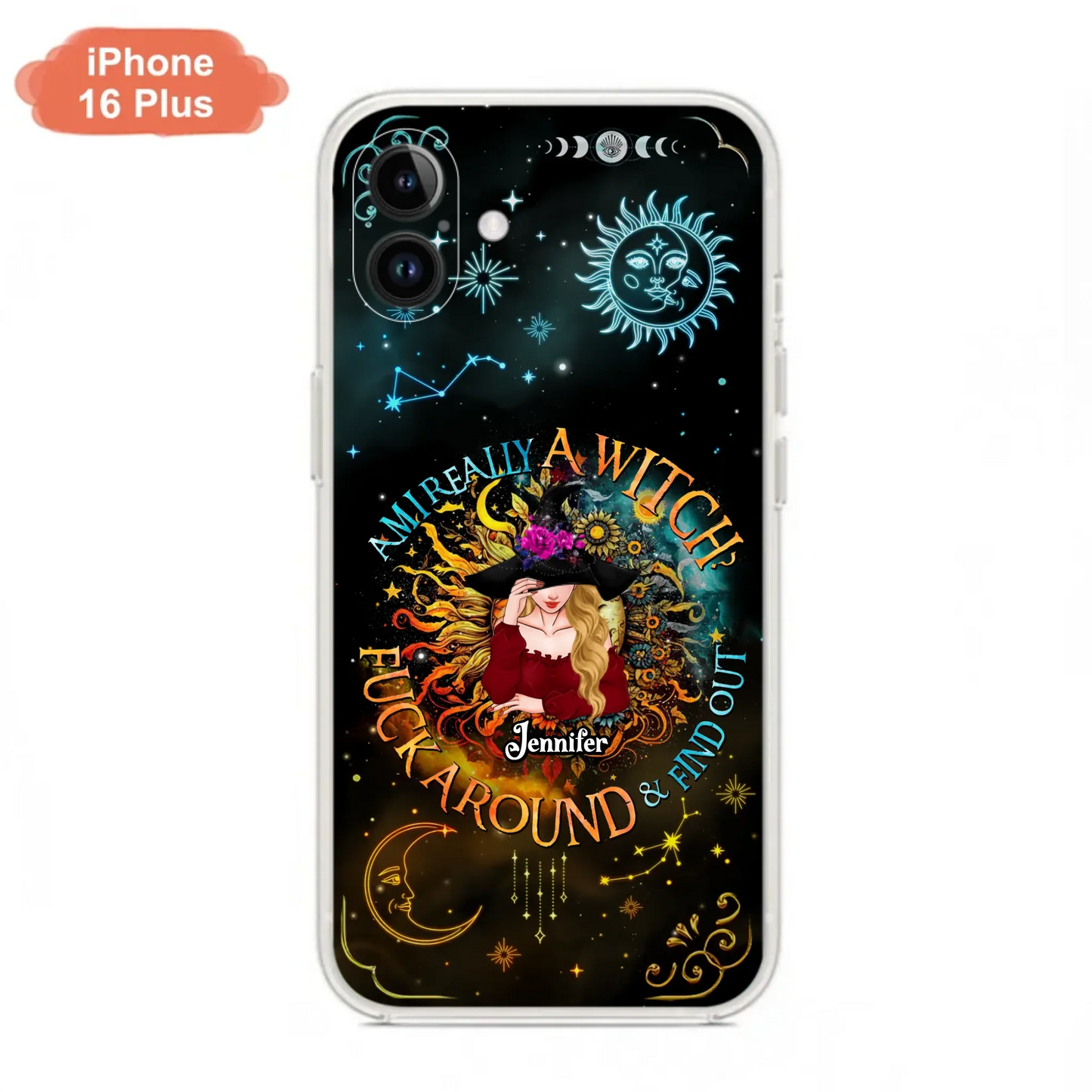 Custom Personalized Witch Phone Case - Gift Idea For Halloween/Witch Lovers - Am I Really A Witch Fuck Around & Find Out - Case For iPhone &  Samsung