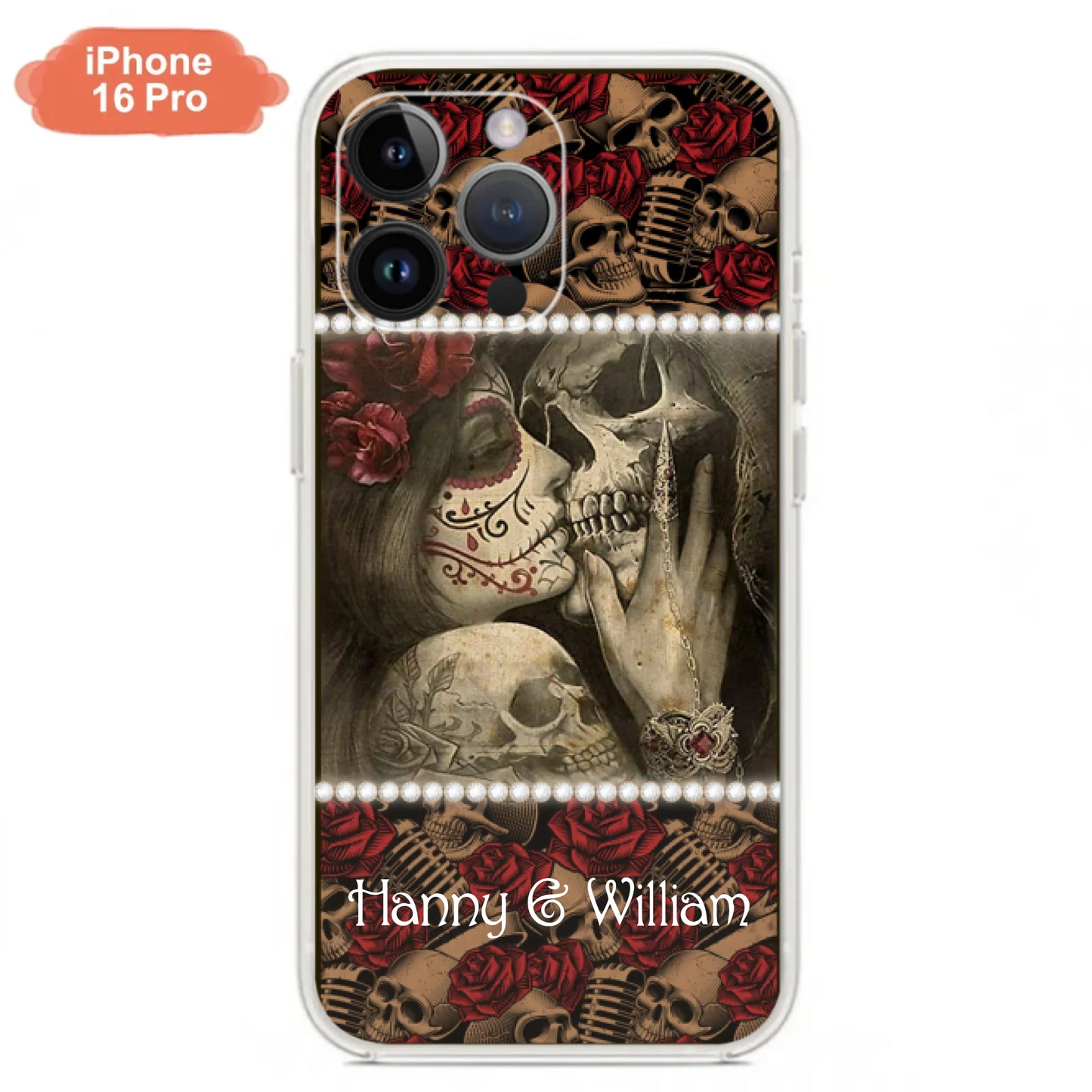 Custom Personalized Skull Phone Case - Phone Case For iPhone, Samsung and Xiaomi
