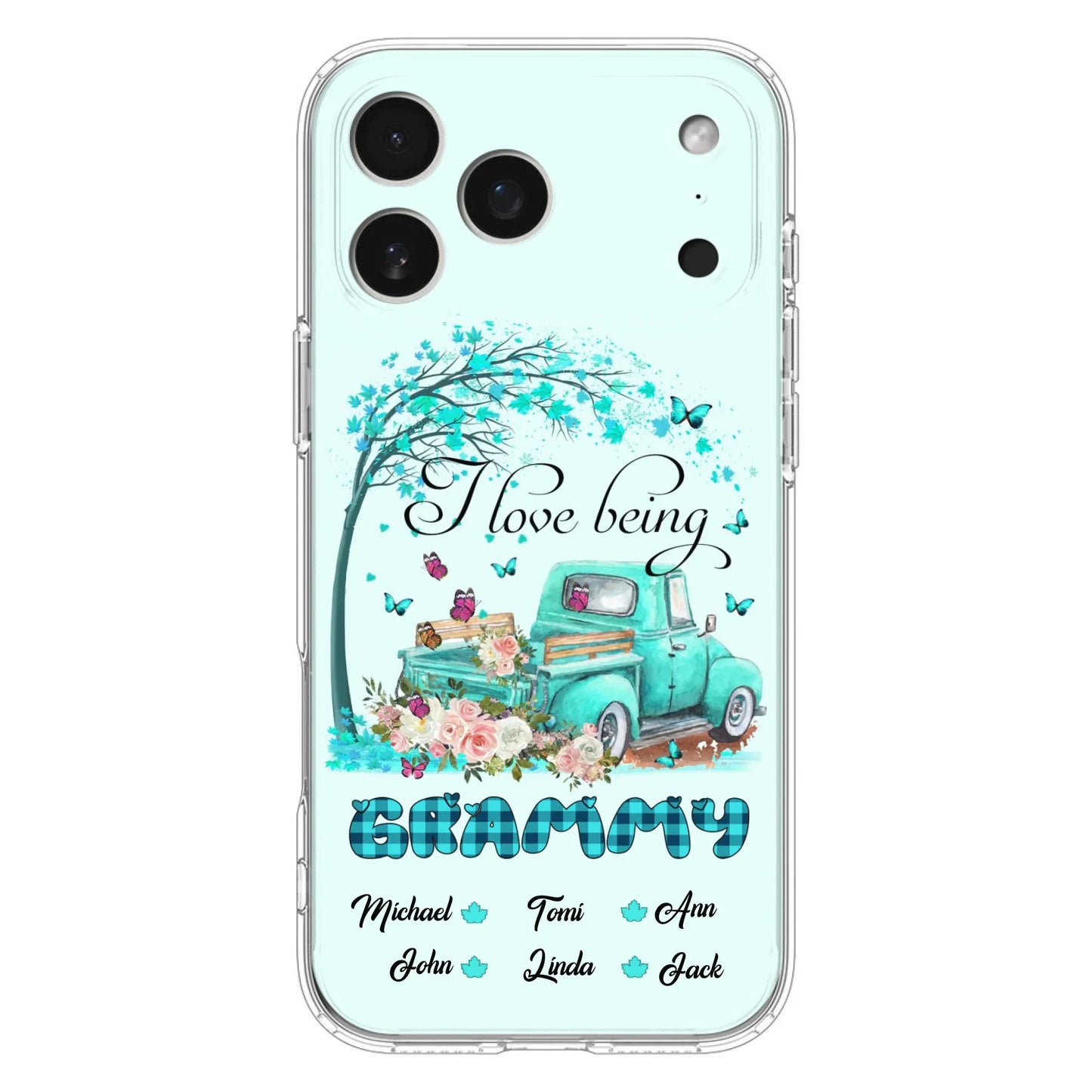 Custom Personalized Phone Case - I Love Being Grandma - R5OIKQ