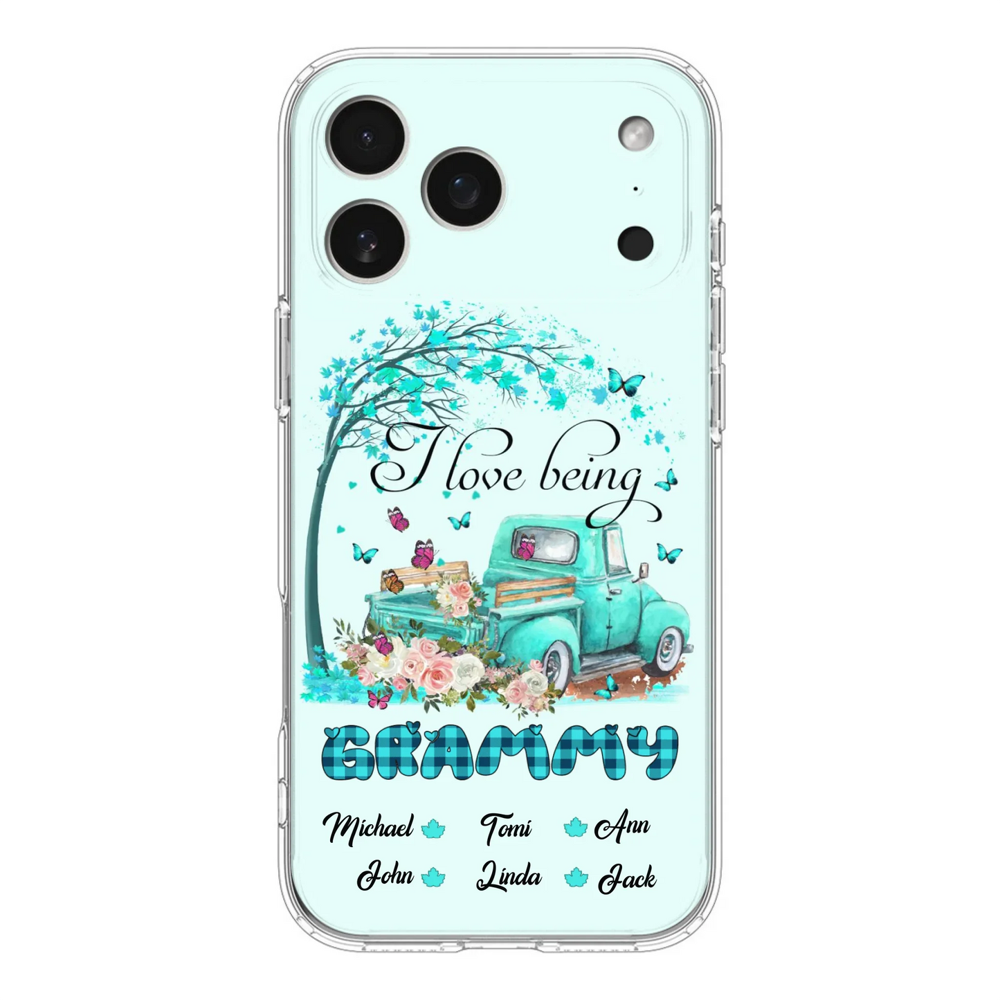 Custom Personalized Phone Case - I Love Being Grandma - R5OIKQ