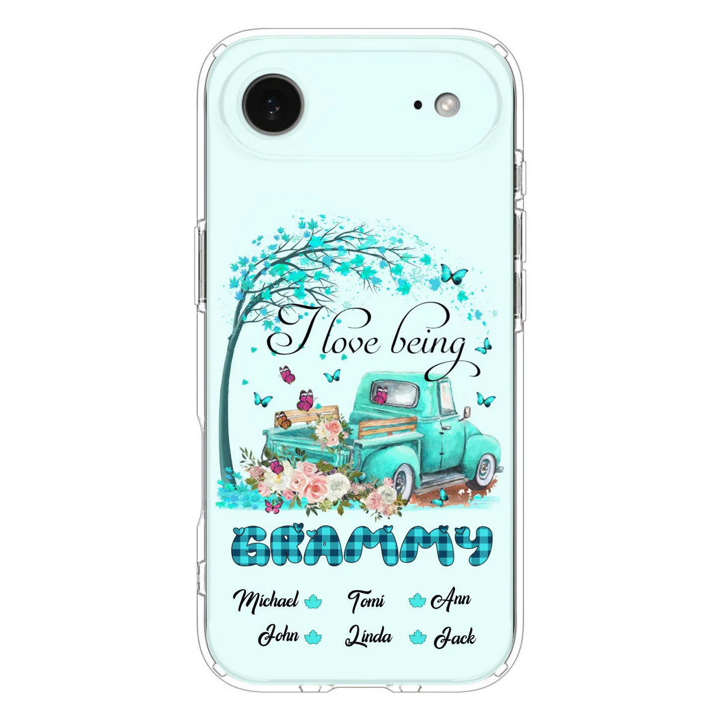Custom Personalized Phone Case - I Love Being Grandma - R5OIKQ