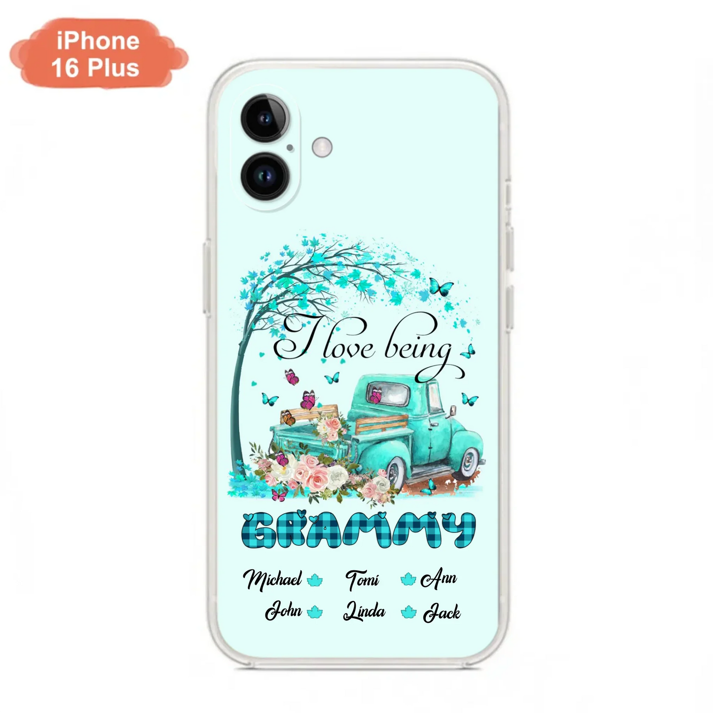Custom Personalized Phone Case - I Love Being Grandma - R5OIKQ
