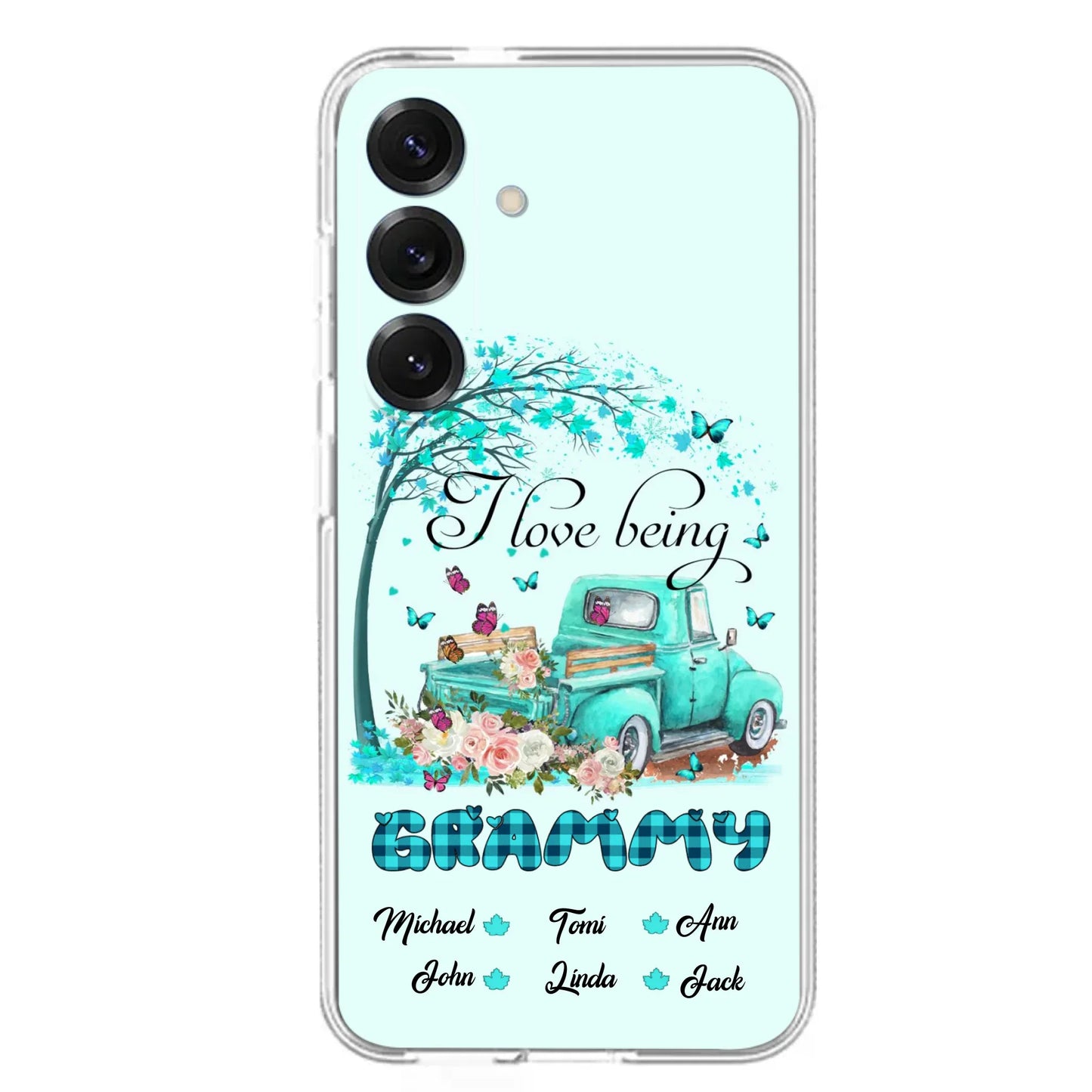 Custom Personalized Phone Case - I Love Being Grandma - R5OIKQ