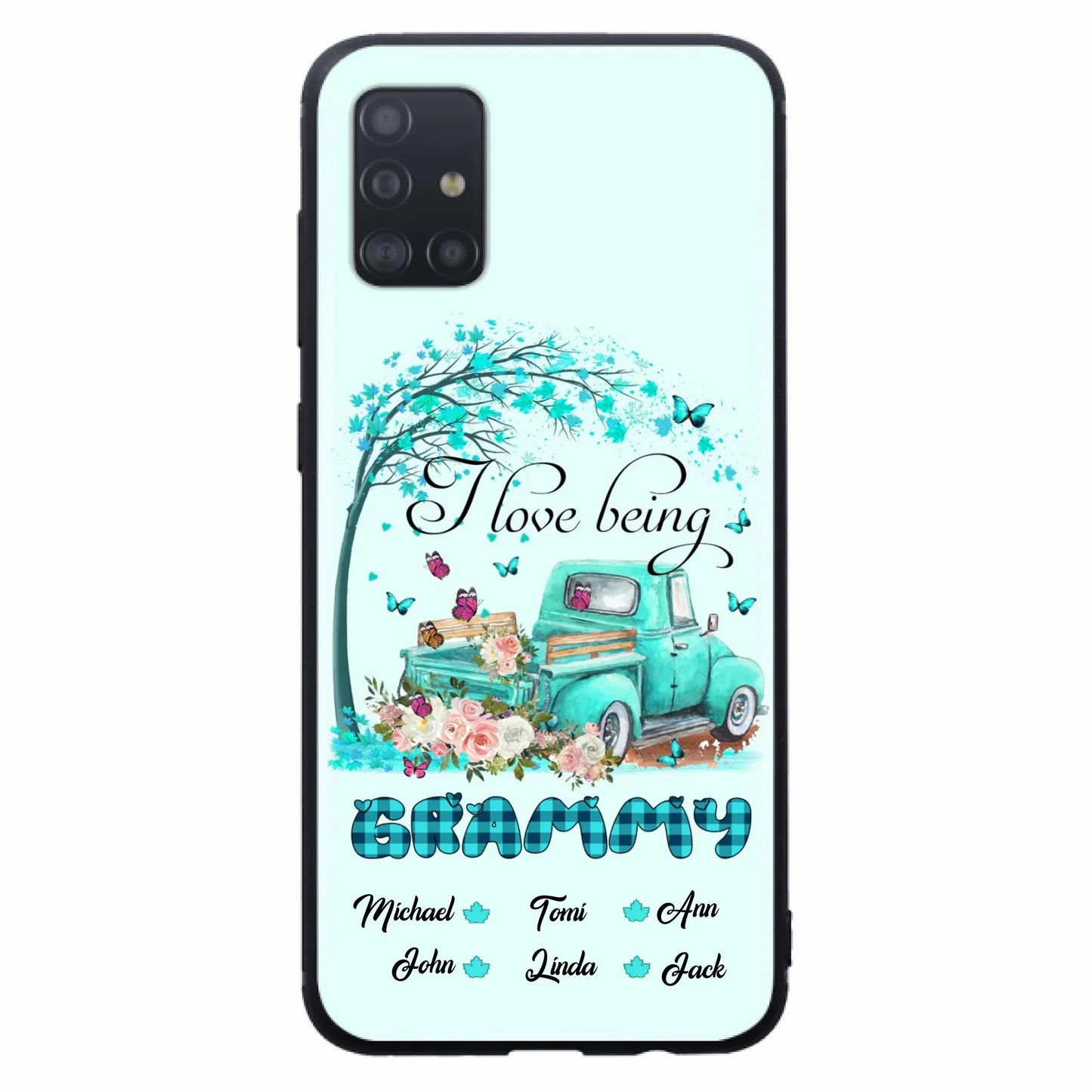 Custom Personalized Phone Case - I Love Being Grandma - R5OIKQ