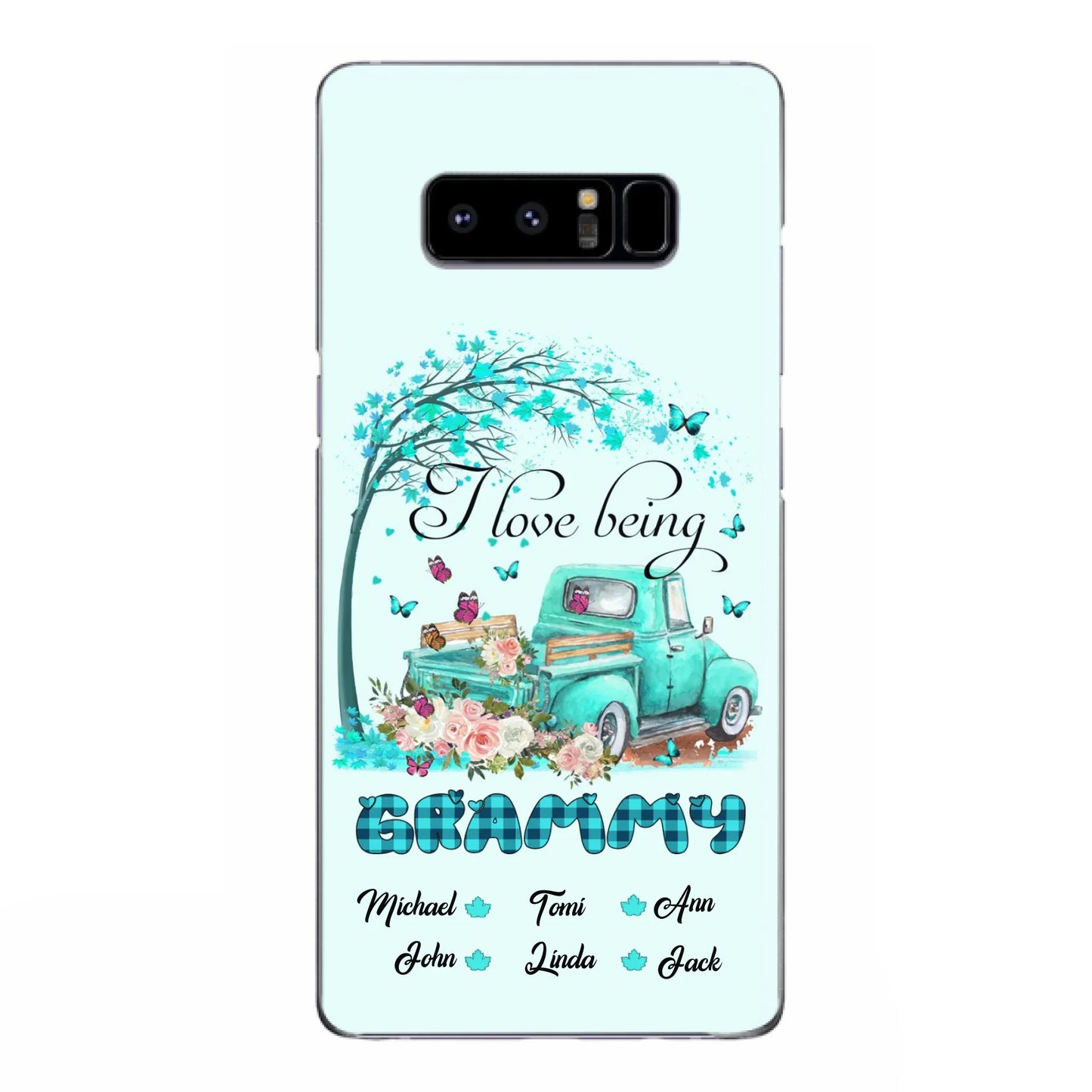Custom Personalized Phone Case - I Love Being Grandma - R5OIKQ