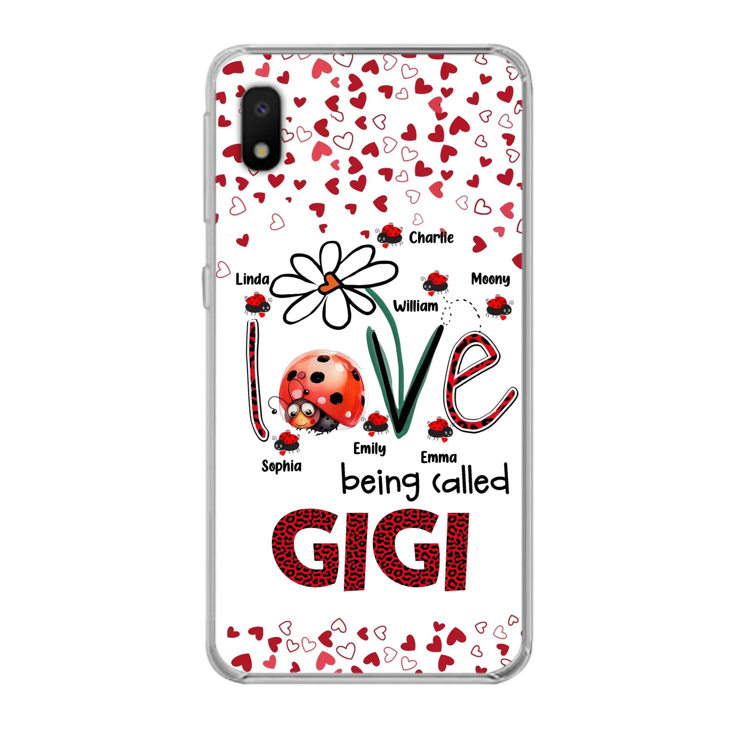 Custom Personalized Grandma Phone Case - Gift Idea For Grandma - Upto 7 Kids - Love Being Called Gigi - Cases For iPhone/Samsung