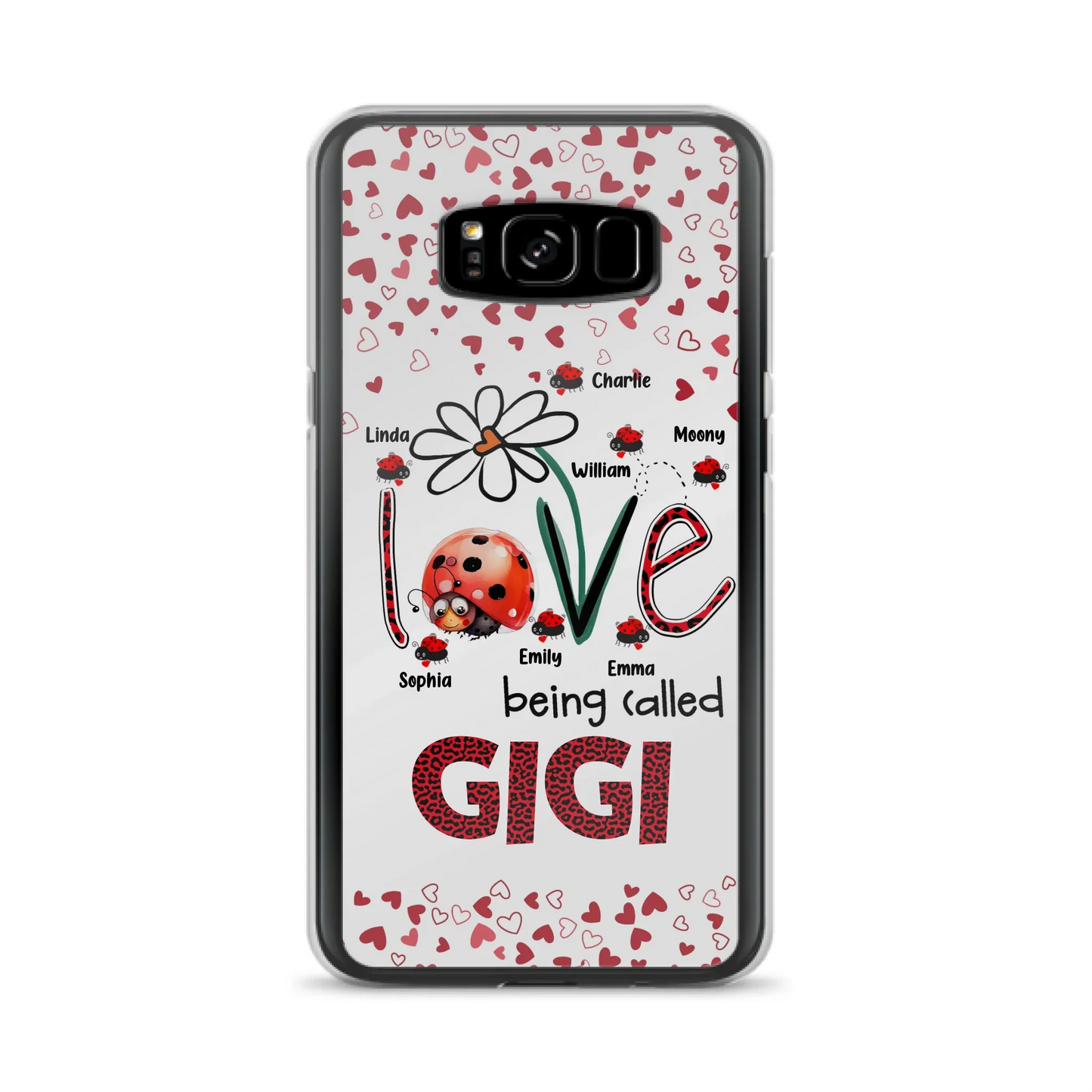 Custom Personalized Grandma Phone Case - Gift Idea For Grandma - Upto 7 Kids - Love Being Called Gigi - Cases For iPhone/Samsung