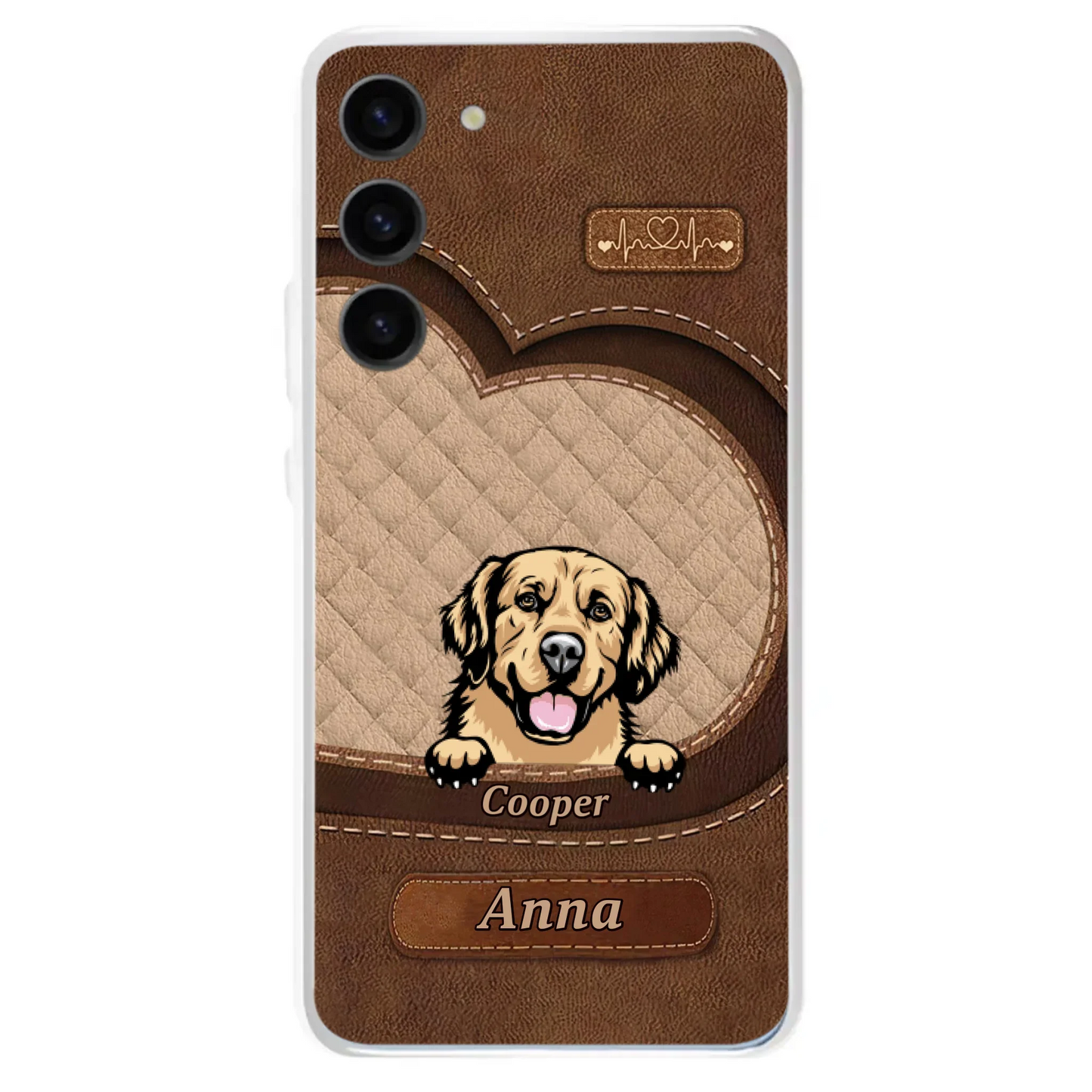 Custom Personalized Dog Phone Case - Gift Idea For Dog Lovers - Case For iPhone And Samsung