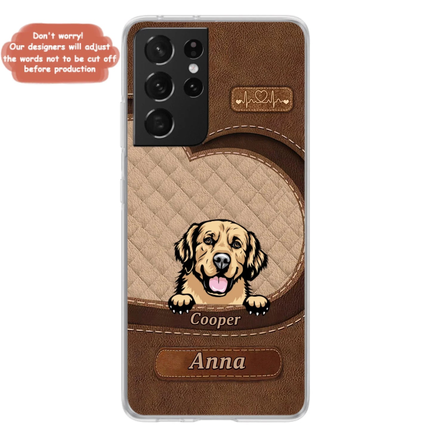Custom Personalized Dog Phone Case - Gift Idea For Dog Lovers - Case For iPhone And Samsung