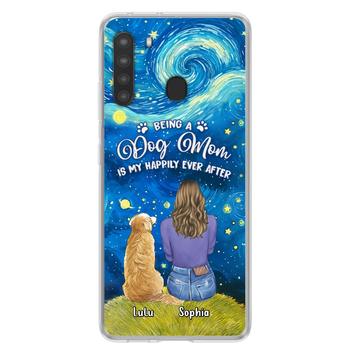 Personalized Dog Mom Phone Case - Up to 3 Dogs - Mother's Day Gift Idea For Dog Lover - Dog Mama Life Is Ruff - Case For iPhone/ Samsung