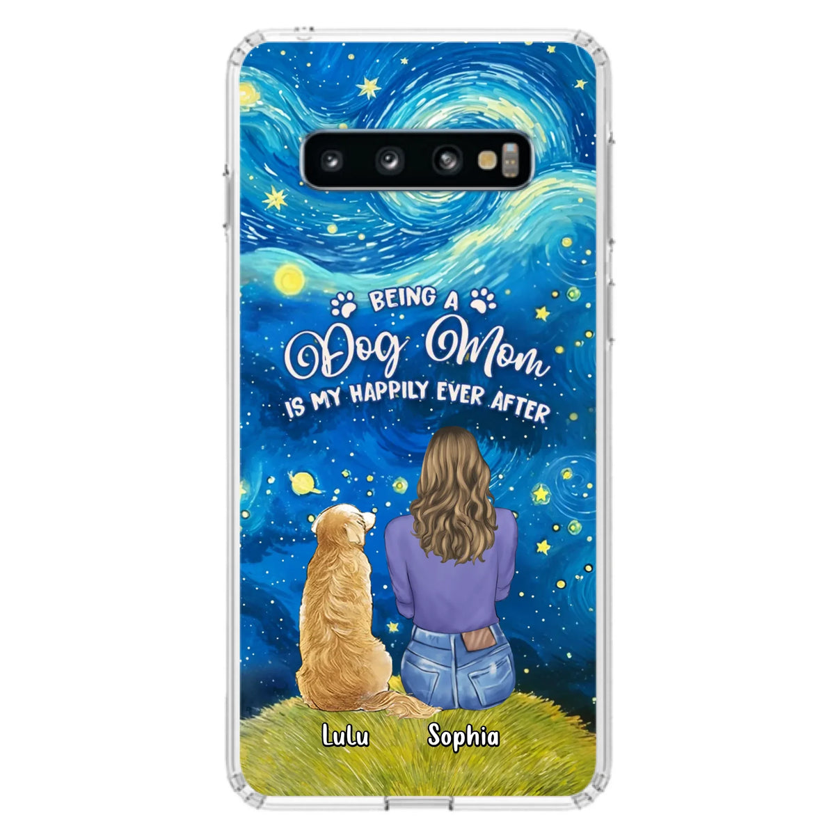 Personalized Dog Mom Phone Case - Up to 3 Dogs - Mother's Day Gift Idea For Dog Lover - Dog Mama Life Is Ruff - Case For iPhone/ Samsung