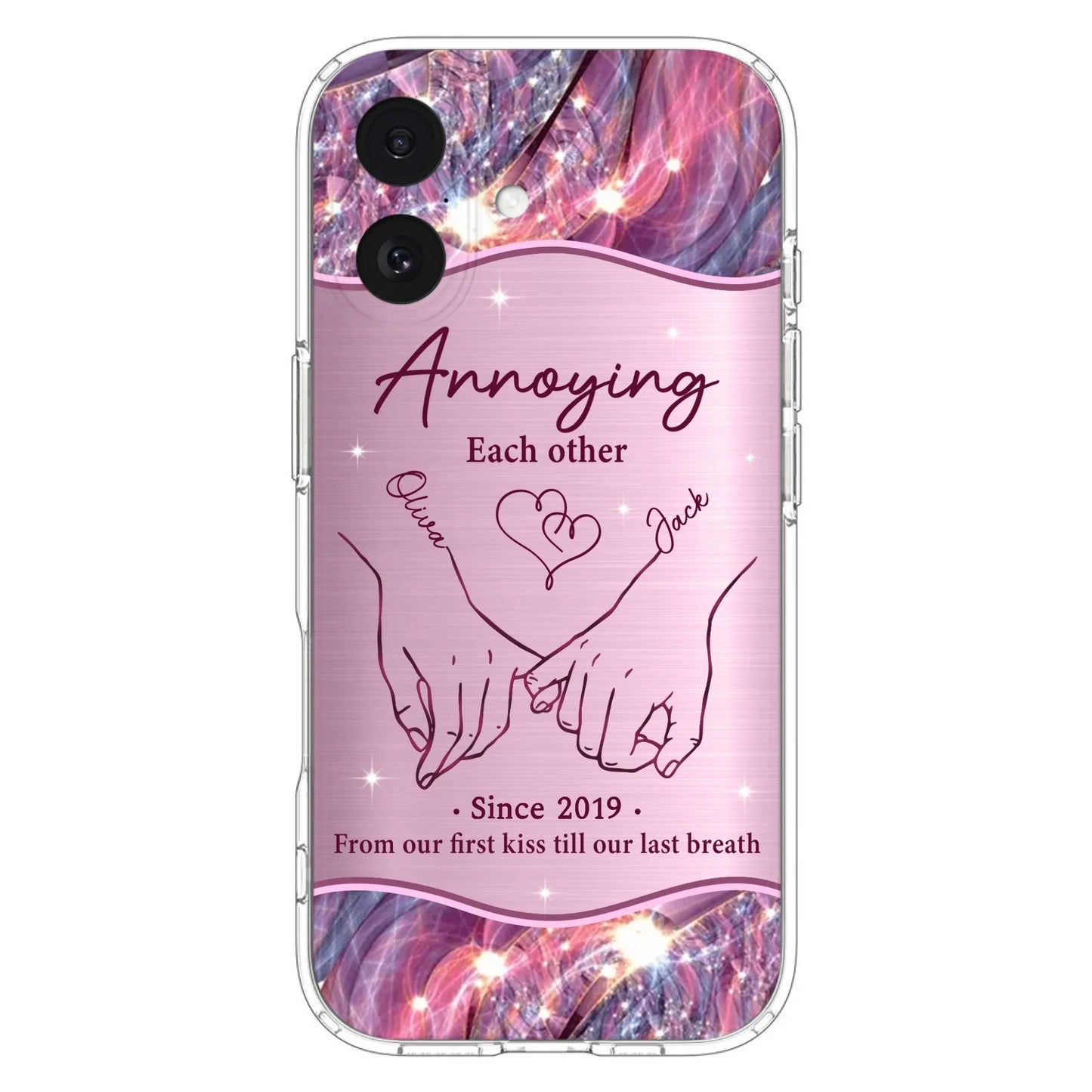 Custom Personalized Couple Phone Case For iPhone/ Samsung - Gift Idea For Couple - Annoying Each Other