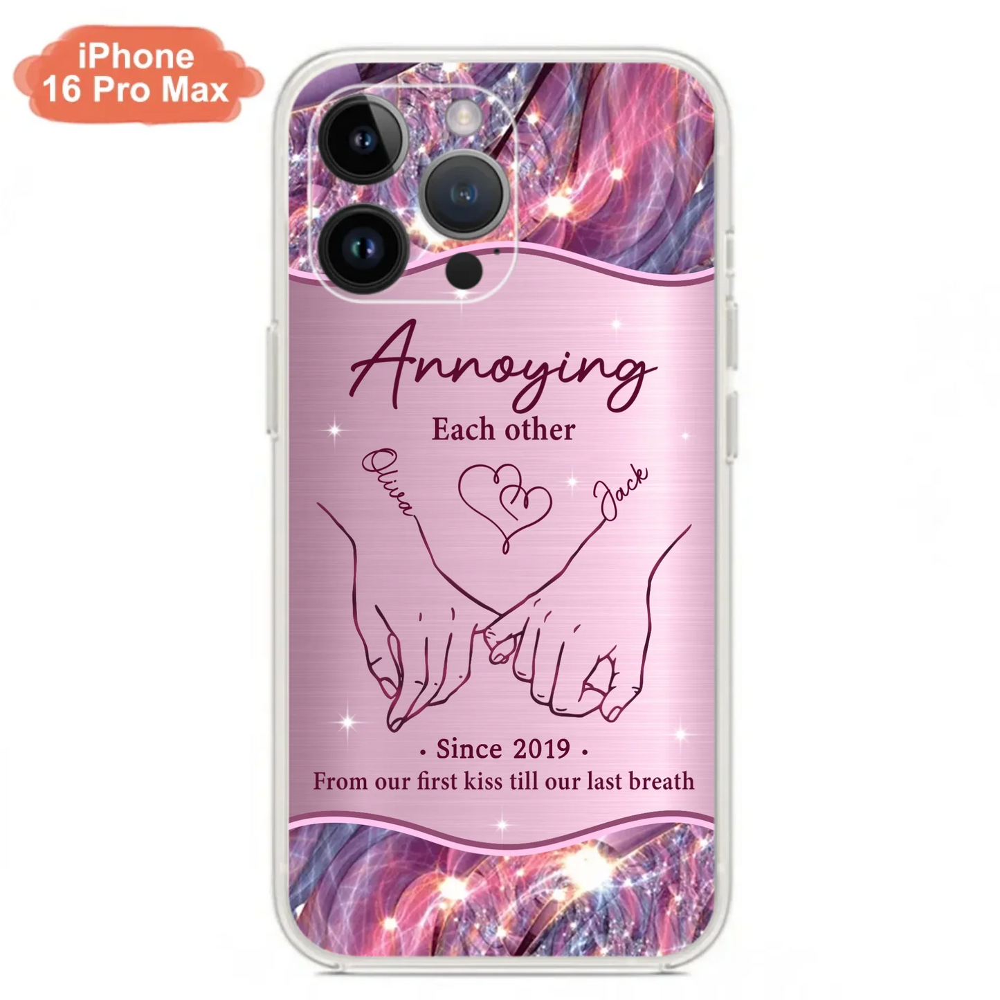 Custom Personalized Couple Phone Case For iPhone/ Samsung - Gift Idea For Couple - Annoying Each Other