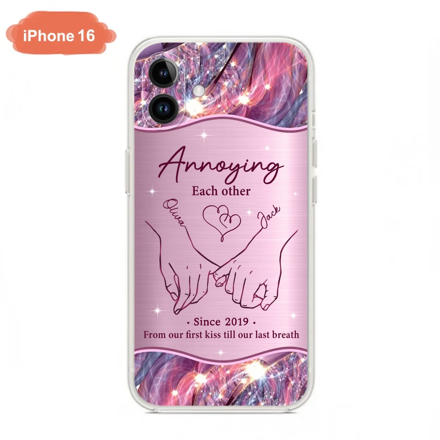 Custom Personalized Couple Phone Case For iPhone/ Samsung - Gift Idea For Couple - Annoying Each Other