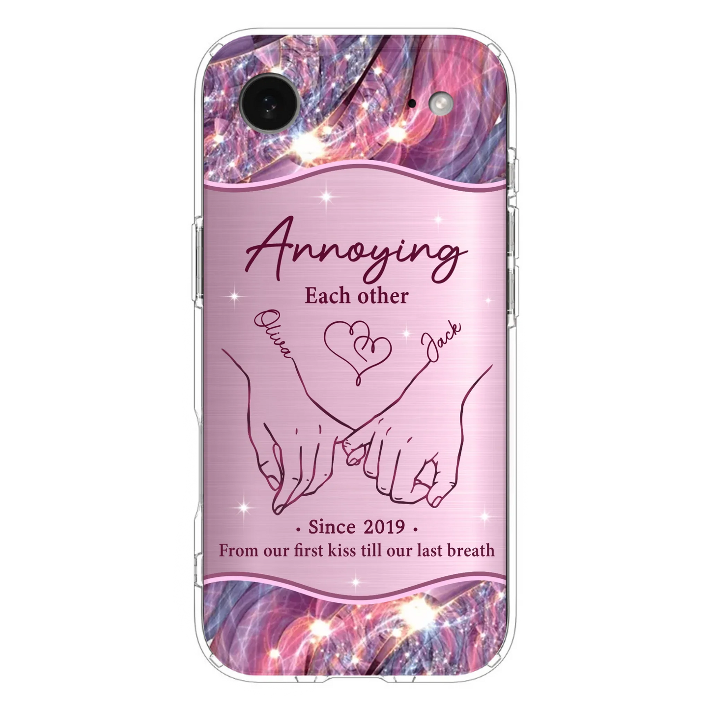 Custom Personalized Couple Phone Case For iPhone/ Samsung - Gift Idea For Couple - Annoying Each Other