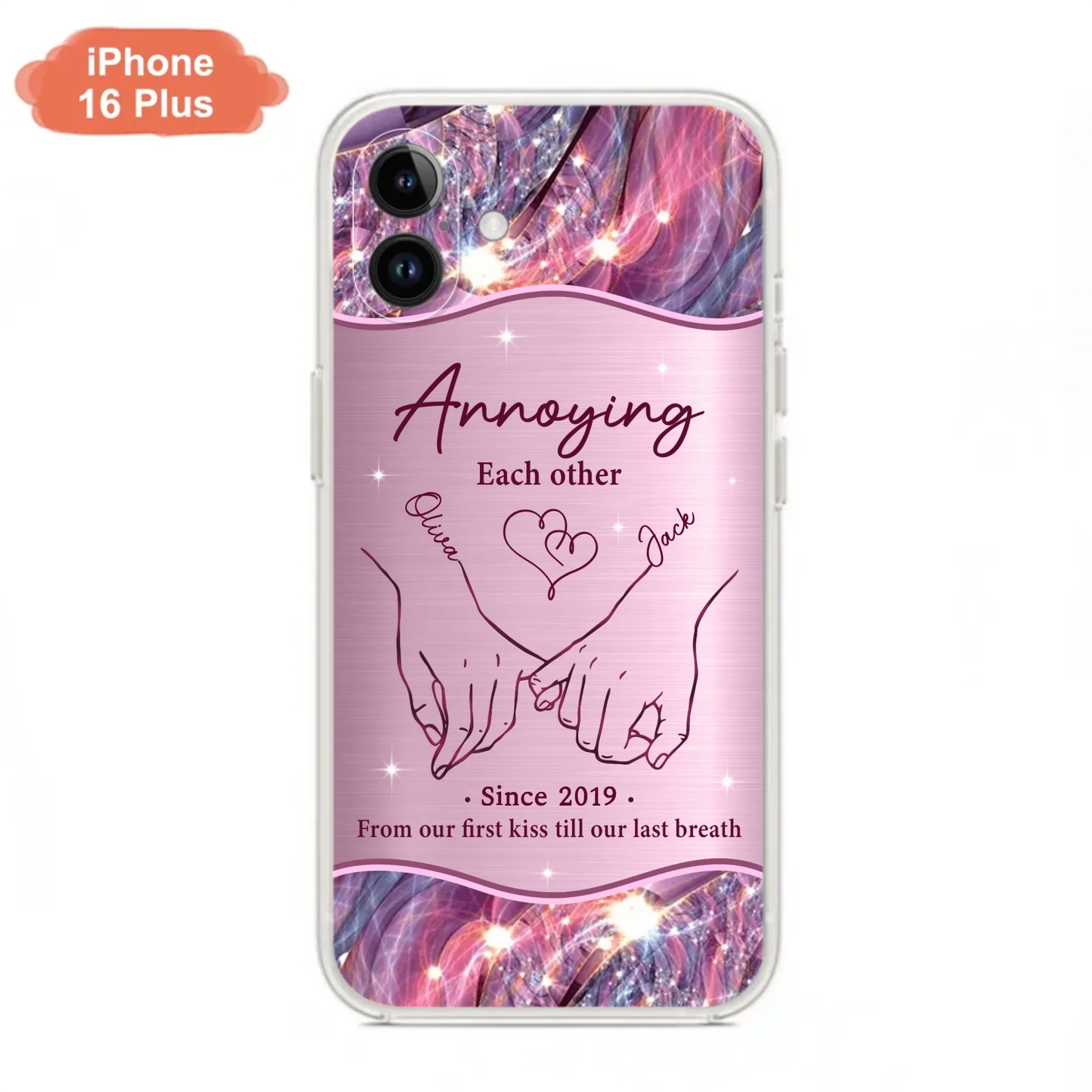 Custom Personalized Couple Phone Case For iPhone/ Samsung - Gift Idea For Couple - Annoying Each Other