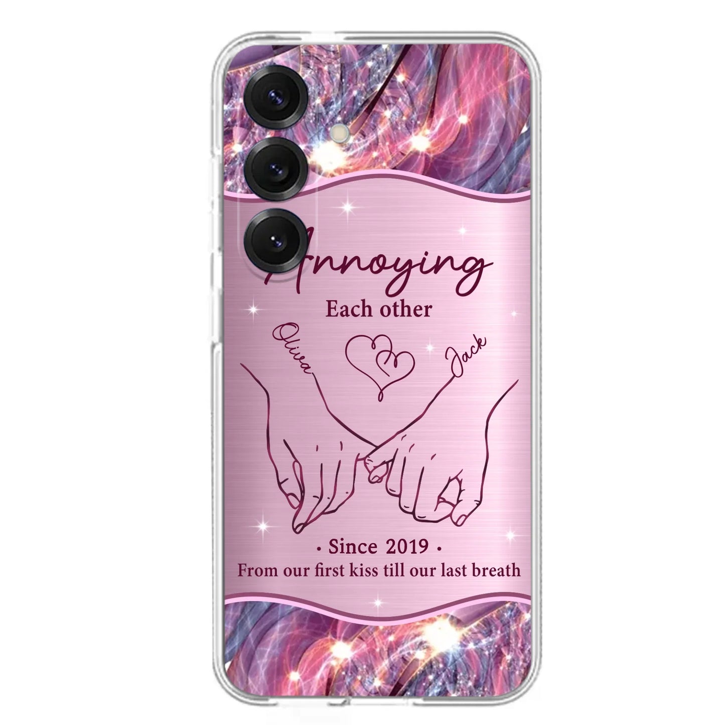 Custom Personalized Couple Phone Case For iPhone/ Samsung - Gift Idea For Couple - Annoying Each Other