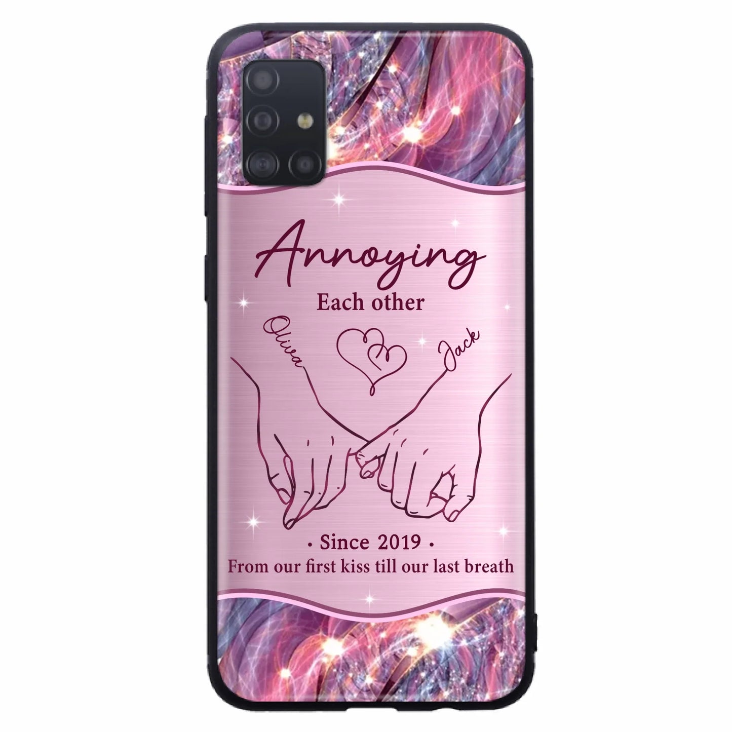 Custom Personalized Couple Phone Case For iPhone/ Samsung - Gift Idea For Couple - Annoying Each Other