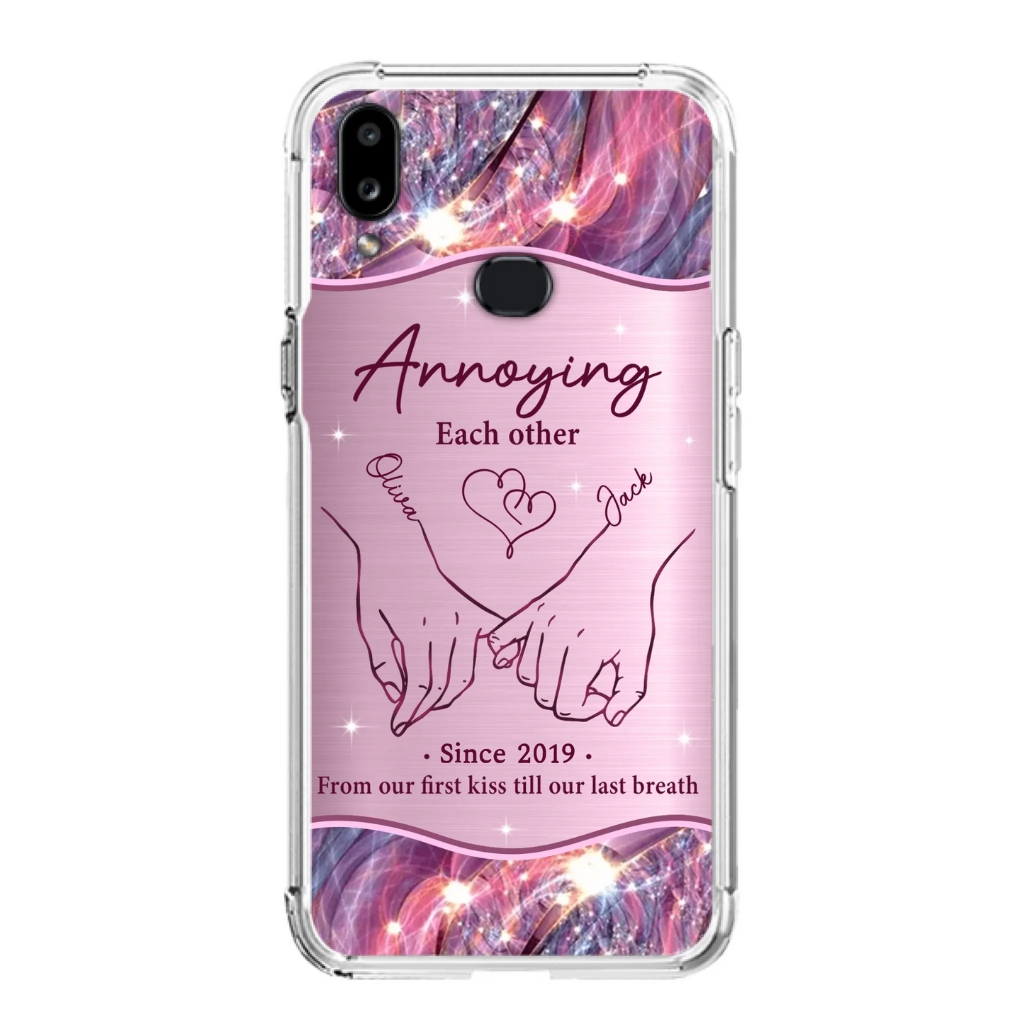 Custom Personalized Couple Phone Case For iPhone/ Samsung - Gift Idea For Couple - Annoying Each Other