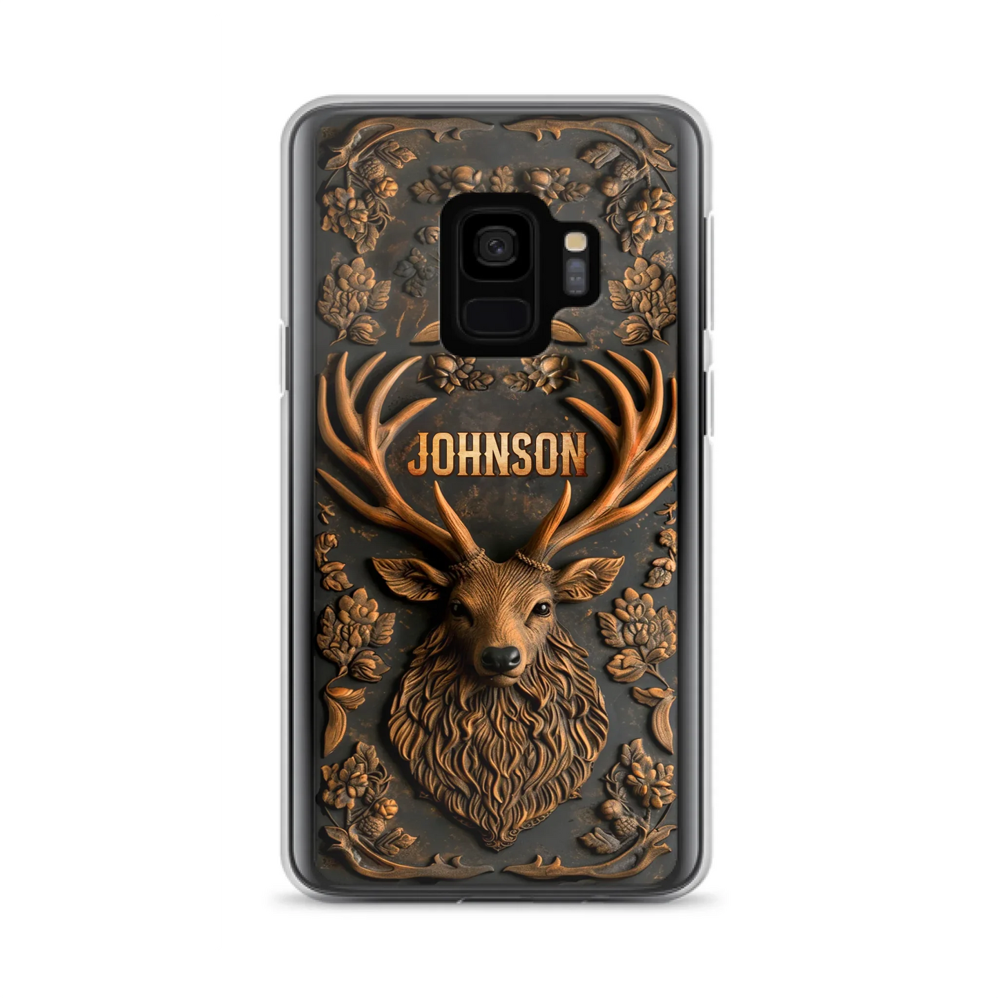 Custom Personalized Deer Hunting 3D Printed Effect Phone Case - Gift Idea For Hunting Lover - Case For iPhone/ Samsung