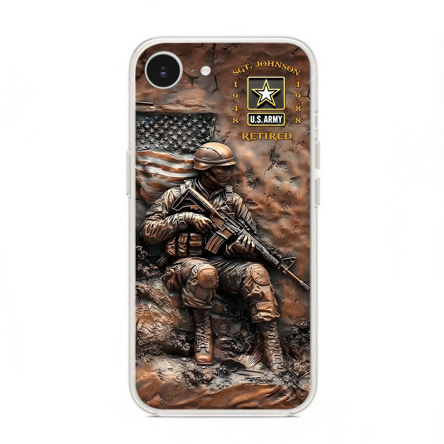 Custom Personalized Veteran Phone Case - Retired Gift Idea For Veteran - Case For iPhone/ Samsung