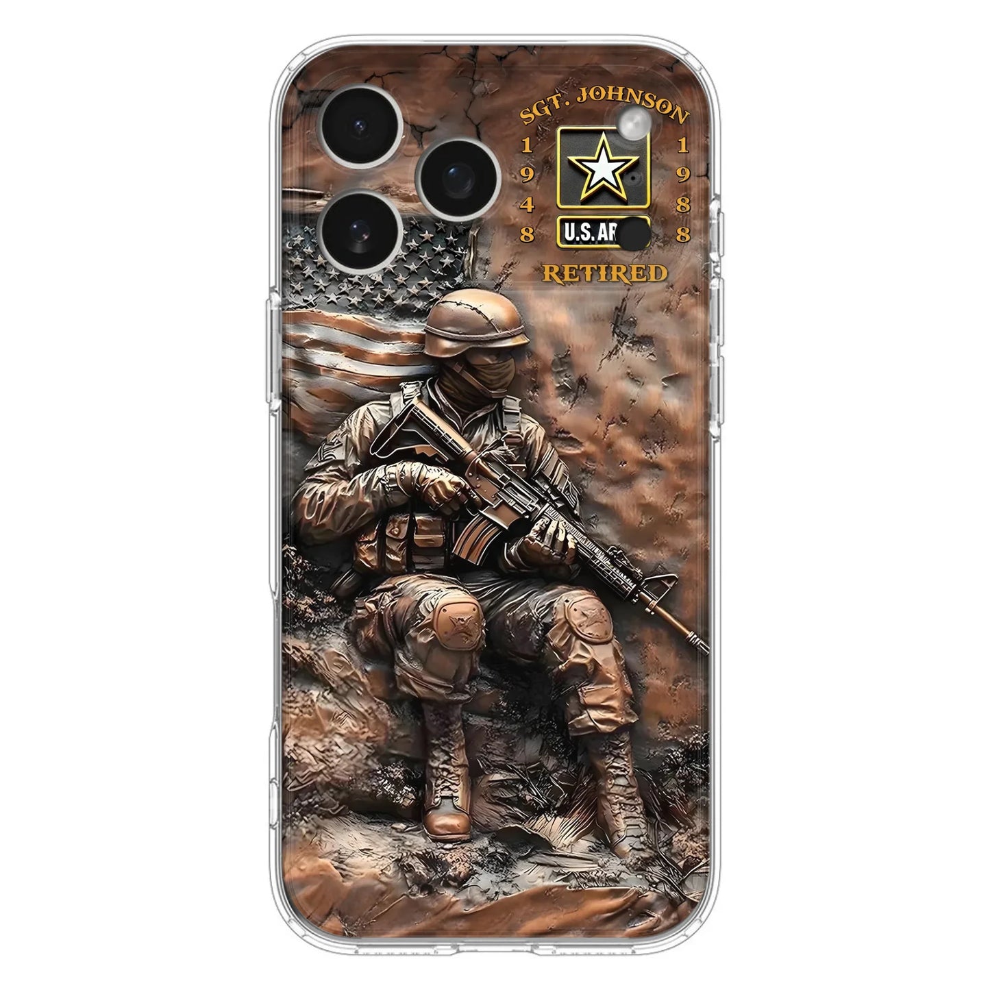 Custom Personalized Veteran Phone Case - Retired Gift Idea For Veteran - Case For iPhone/ Samsung