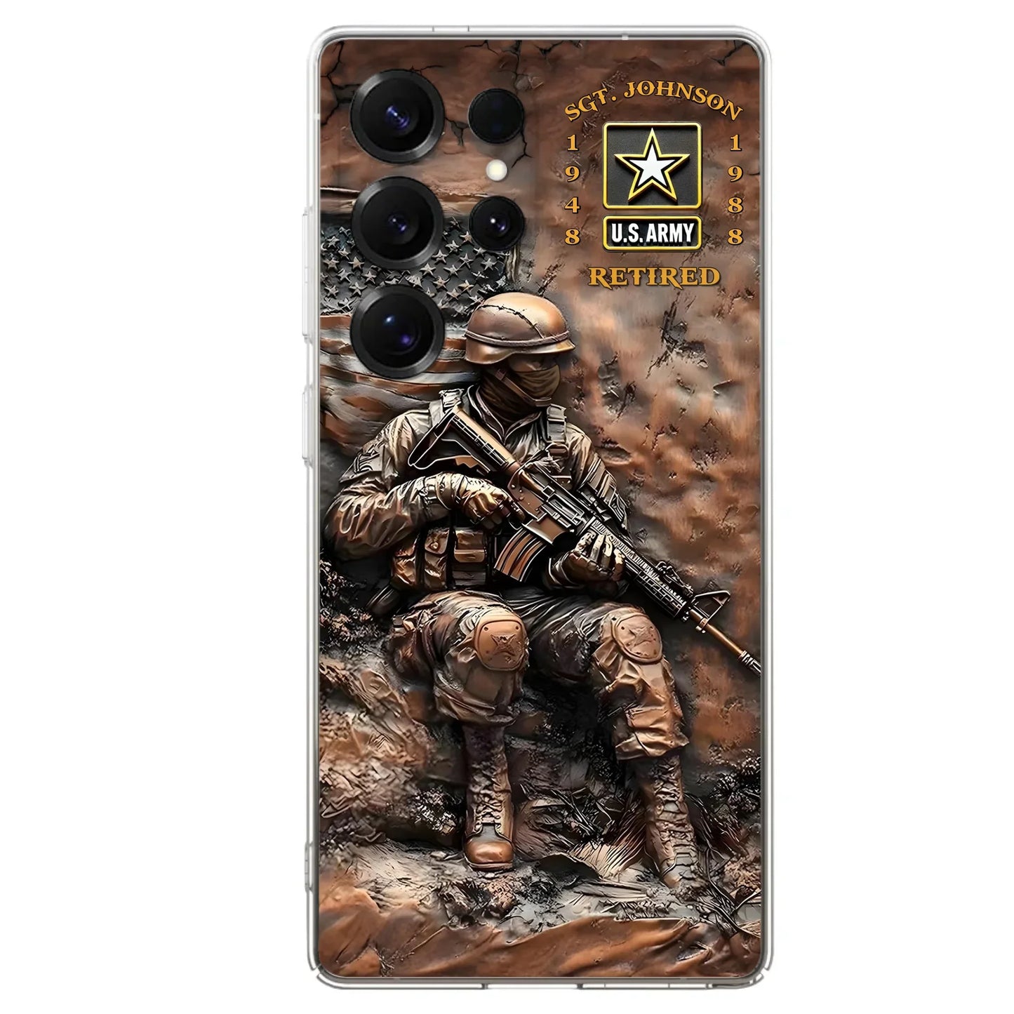 Custom Personalized Veteran Phone Case - Retired Gift Idea For Veteran - Case For iPhone/ Samsung