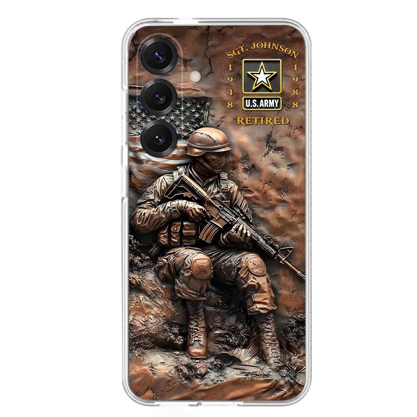 Custom Personalized Veteran Phone Case - Retired Gift Idea For Veteran - Case For iPhone/ Samsung