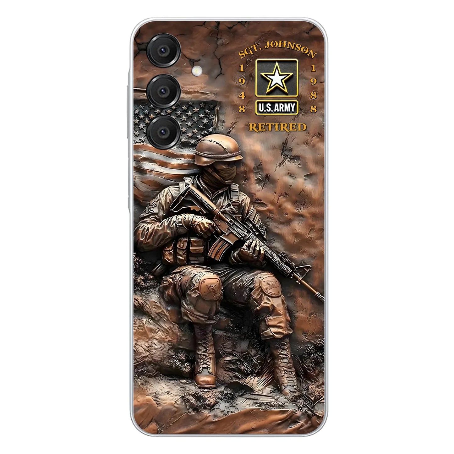 Custom Personalized Veteran Phone Case - Retired Gift Idea For Veteran - Case For iPhone/ Samsung
