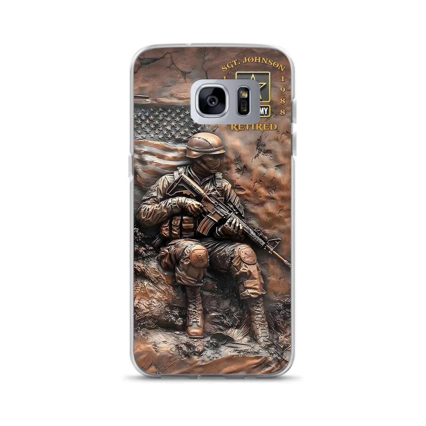 Custom Personalized Veteran Phone Case - Retired Gift Idea For Veteran - Case For iPhone/ Samsung