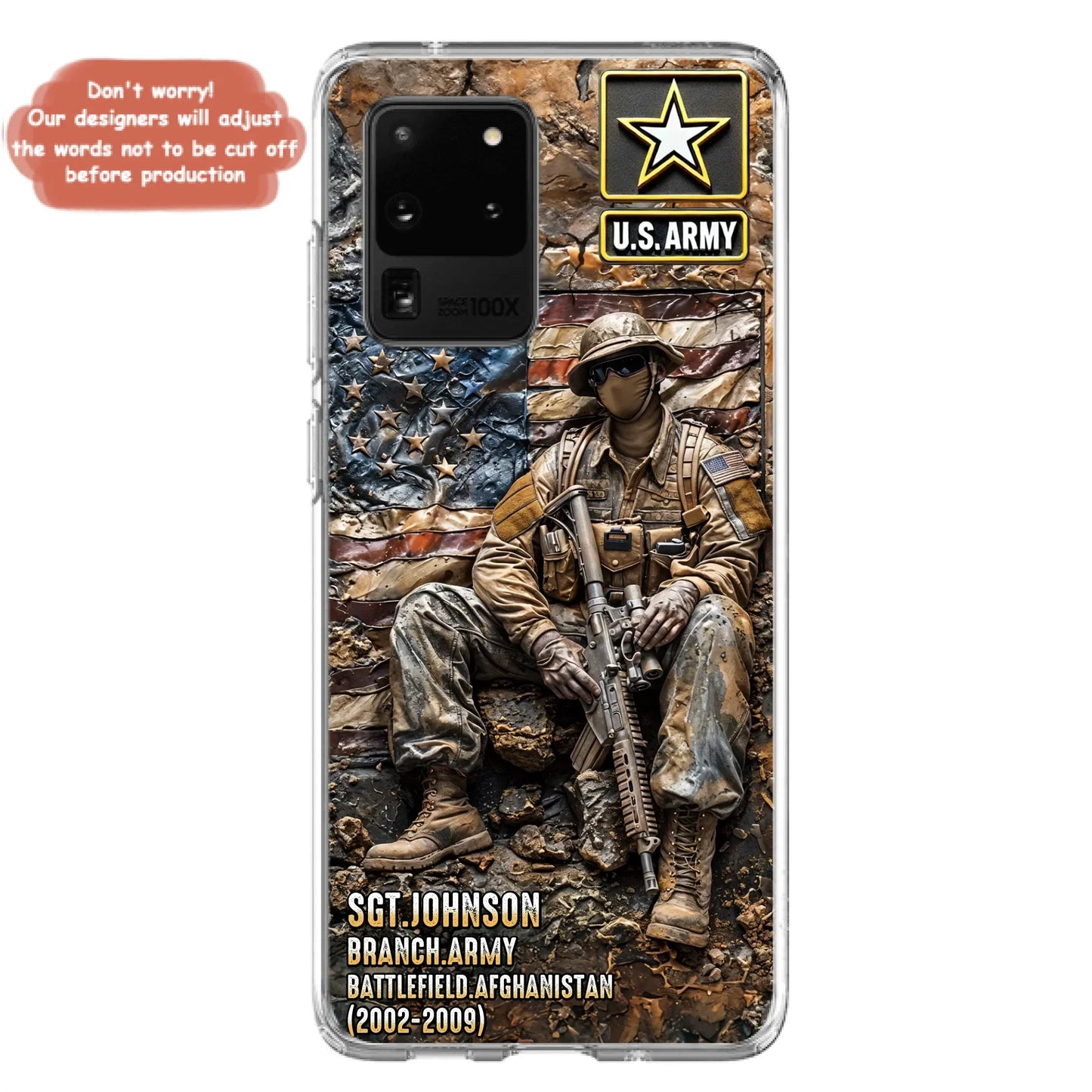Custom Personalized Veteran Phone Case For iPhone/ Samsung - Veteran Gift Idea