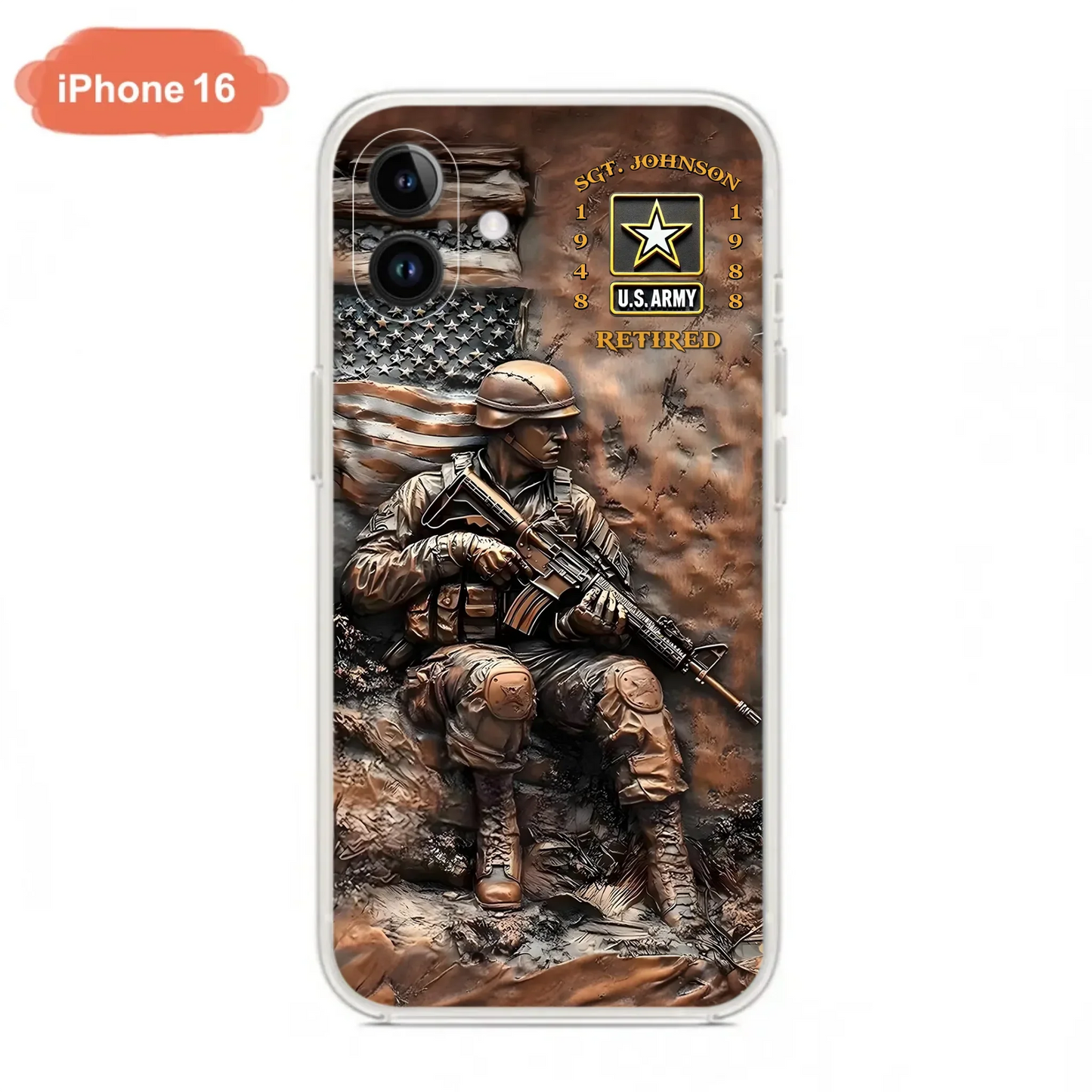 Custom Personalized Veteran Phone Case - Gift Idea For Veteran - Case For iPhone/ Samsung
