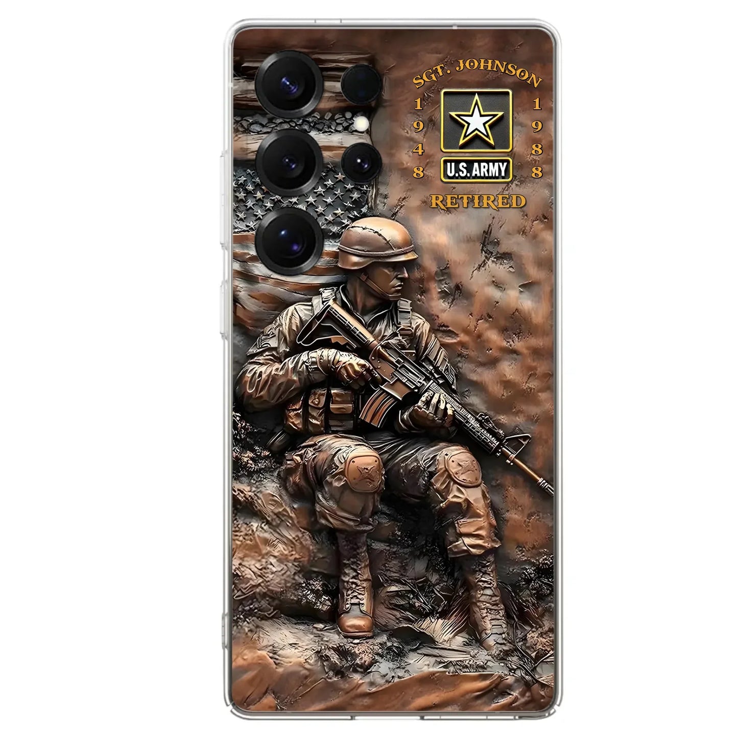 Custom Personalized Veteran Phone Case - Gift Idea For Veteran - Case For iPhone/ Samsung