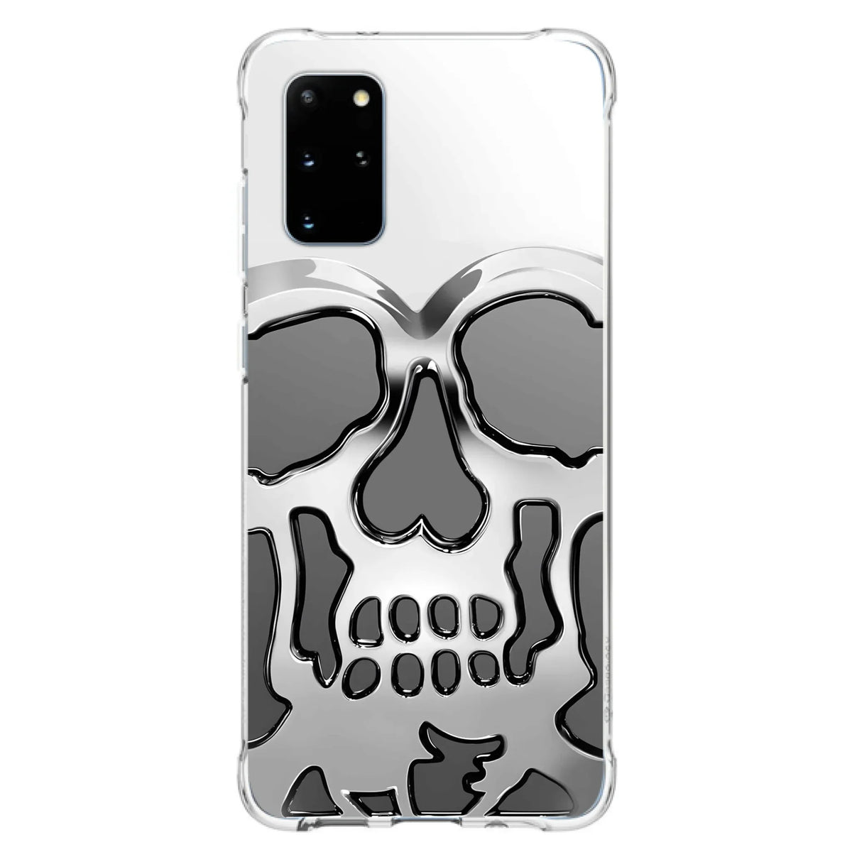 Custom Personalized Veteran Skull Metalic Phone Case - Gift Idea For Veteran - Case For iPhone/ Samsung