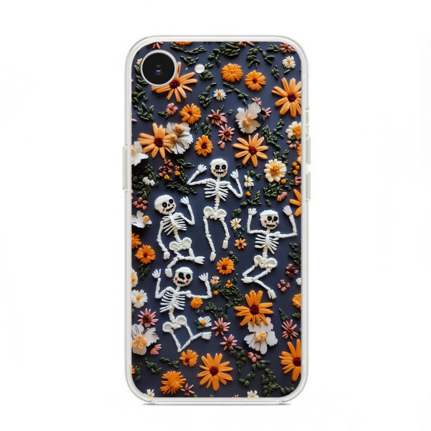 Custom Personalized 3D Skeleton Phone Case - Halloween Gift Idea - Case For iPhone/ Samsung