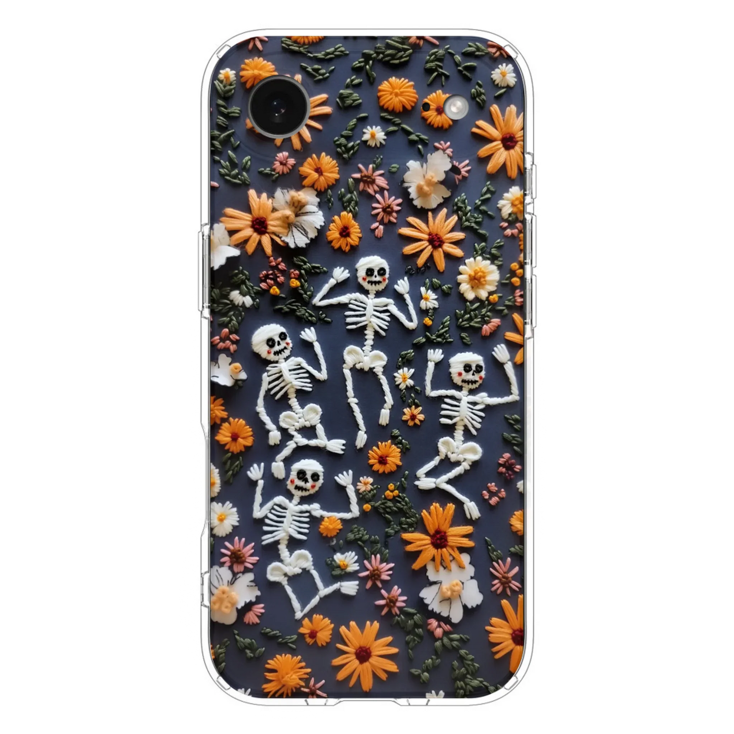 Custom Personalized 3D Skeleton Phone Case - Halloween Gift Idea - Case For iPhone/ Samsung
